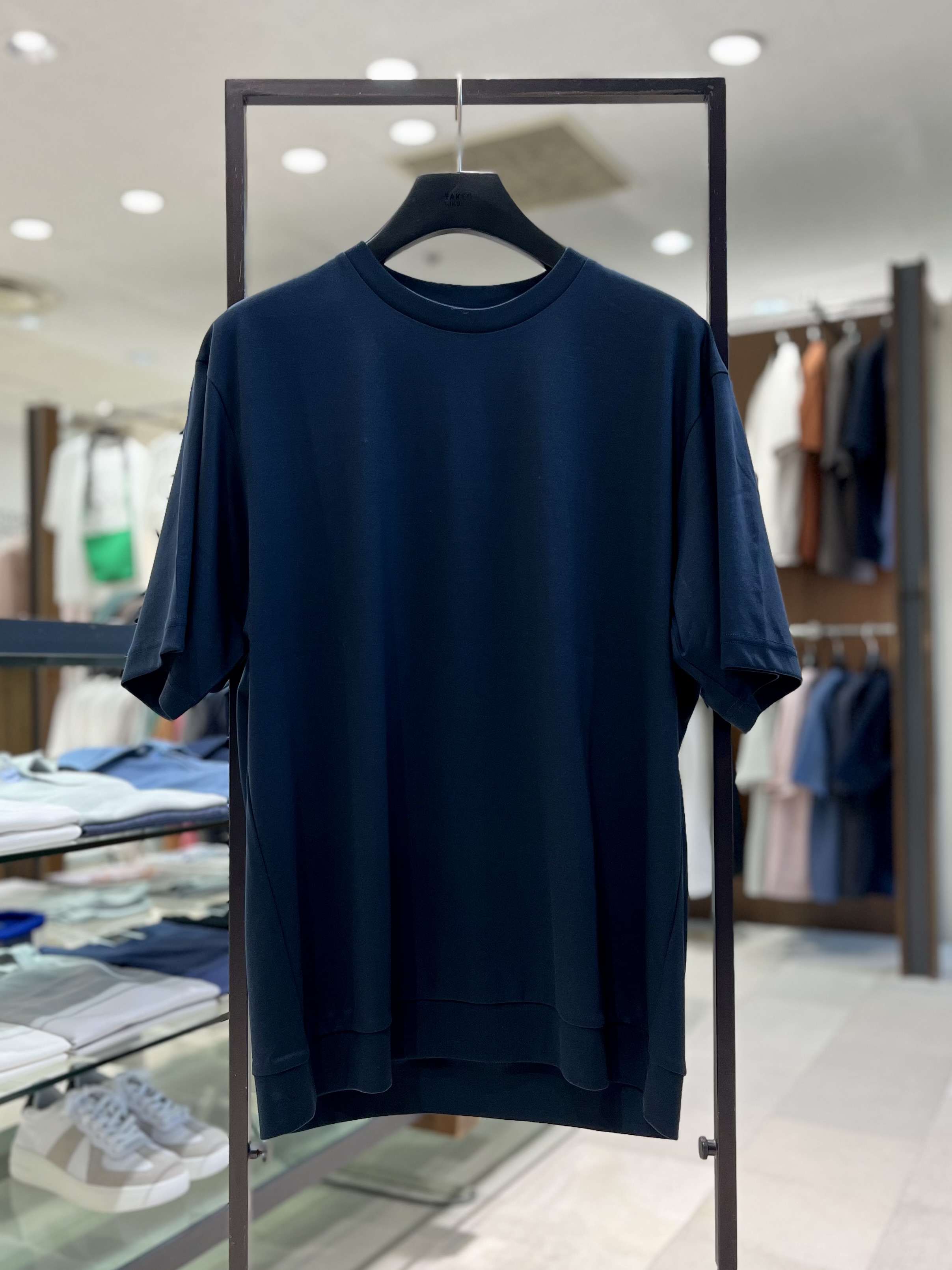 uedaさんの「TAKEO KIKUCHI｜【接触冷感】アイスクリアコットン Tシャツ」を使ったコーディネート
