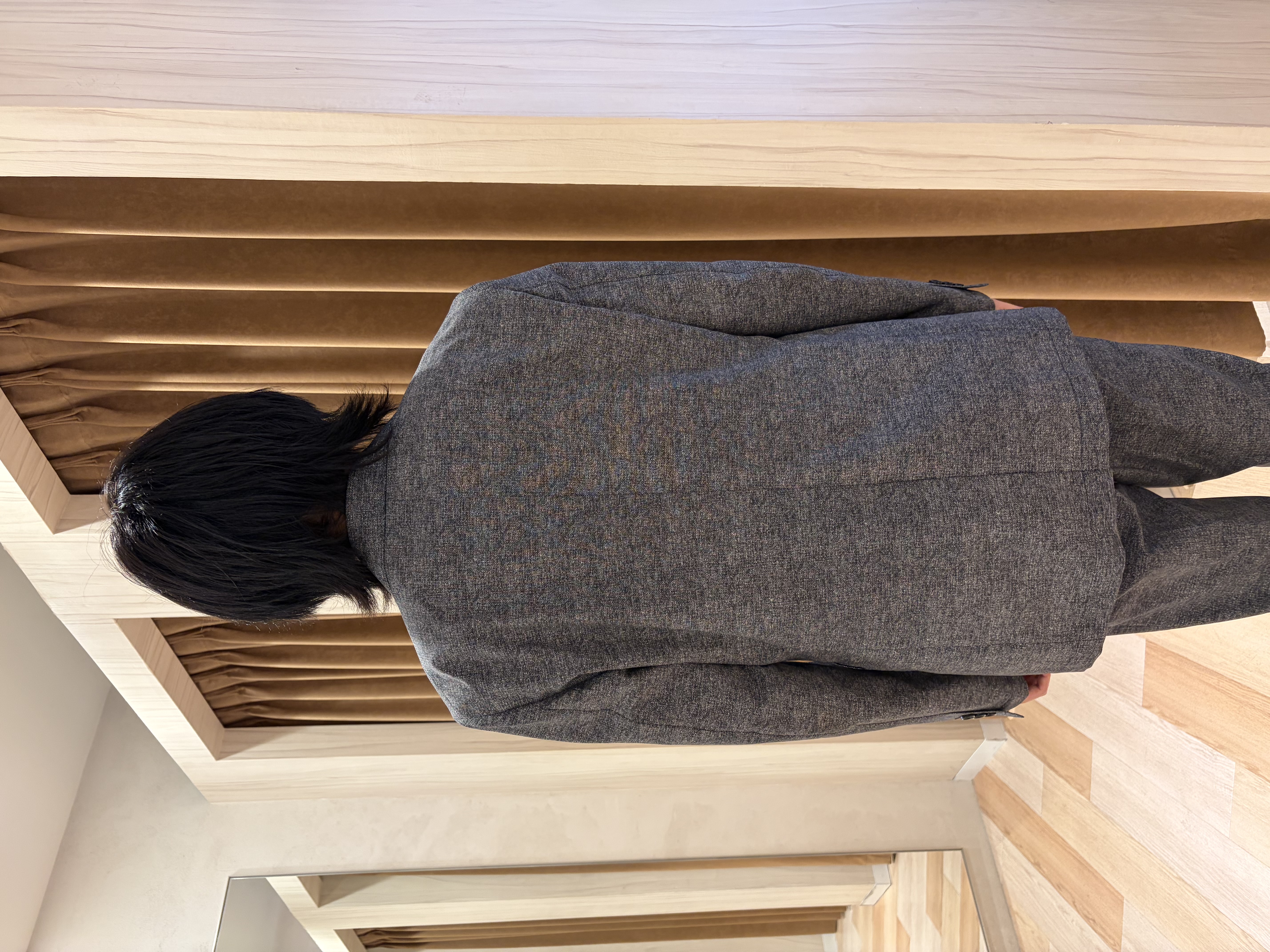 阿部智春さんの「TAKEO KIKUCHI｜【抗菌防臭】COOL DOTS（R）ドビープリント ジャケット」を使ったコーディネート