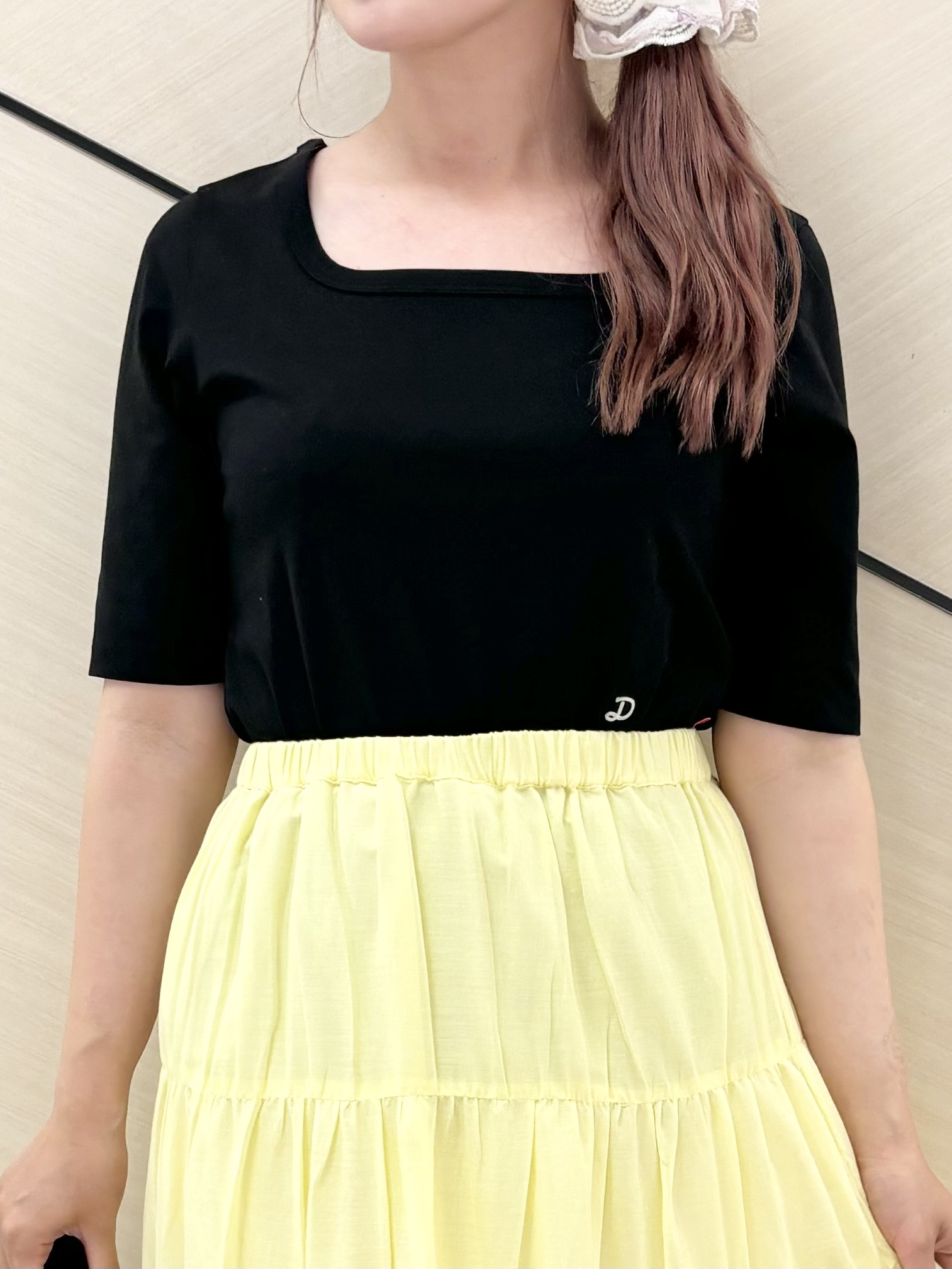 Rinaさんの「DRESSTERIOR｜【再入荷】コットンボイルティアードスカート」を使ったコーディネート