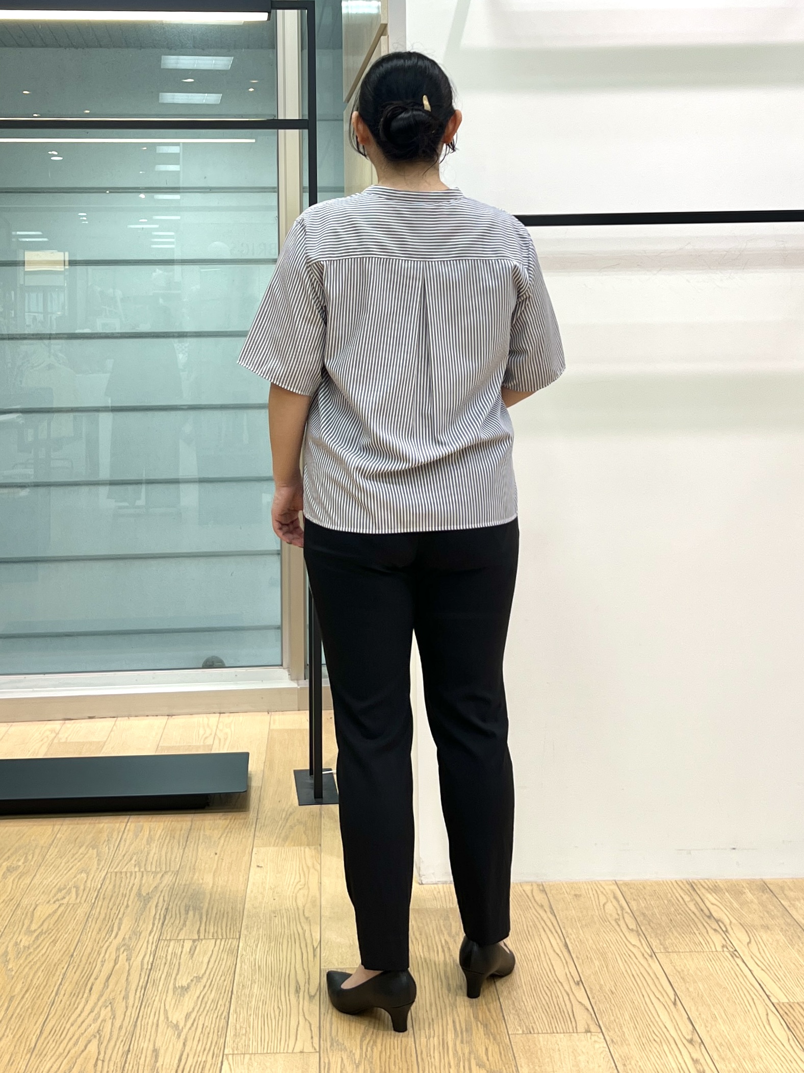 shimaさんの「INDIVI｜【接触冷感／透湿／着る日傘】ノーカラージャケット」を使ったコーディネート