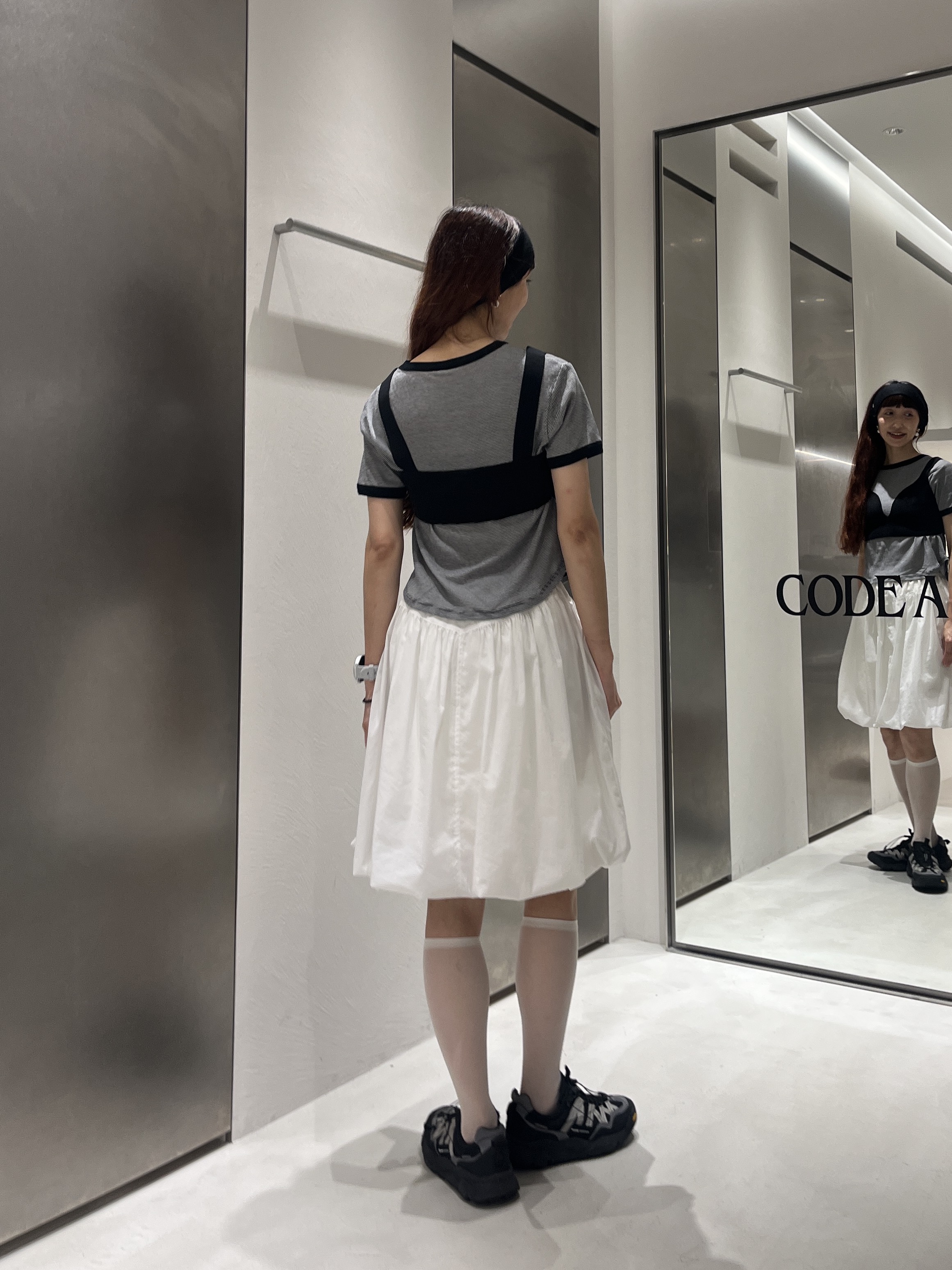 Rielさんの「CODE A｜balloon easy skirt」を使ったコーディネート