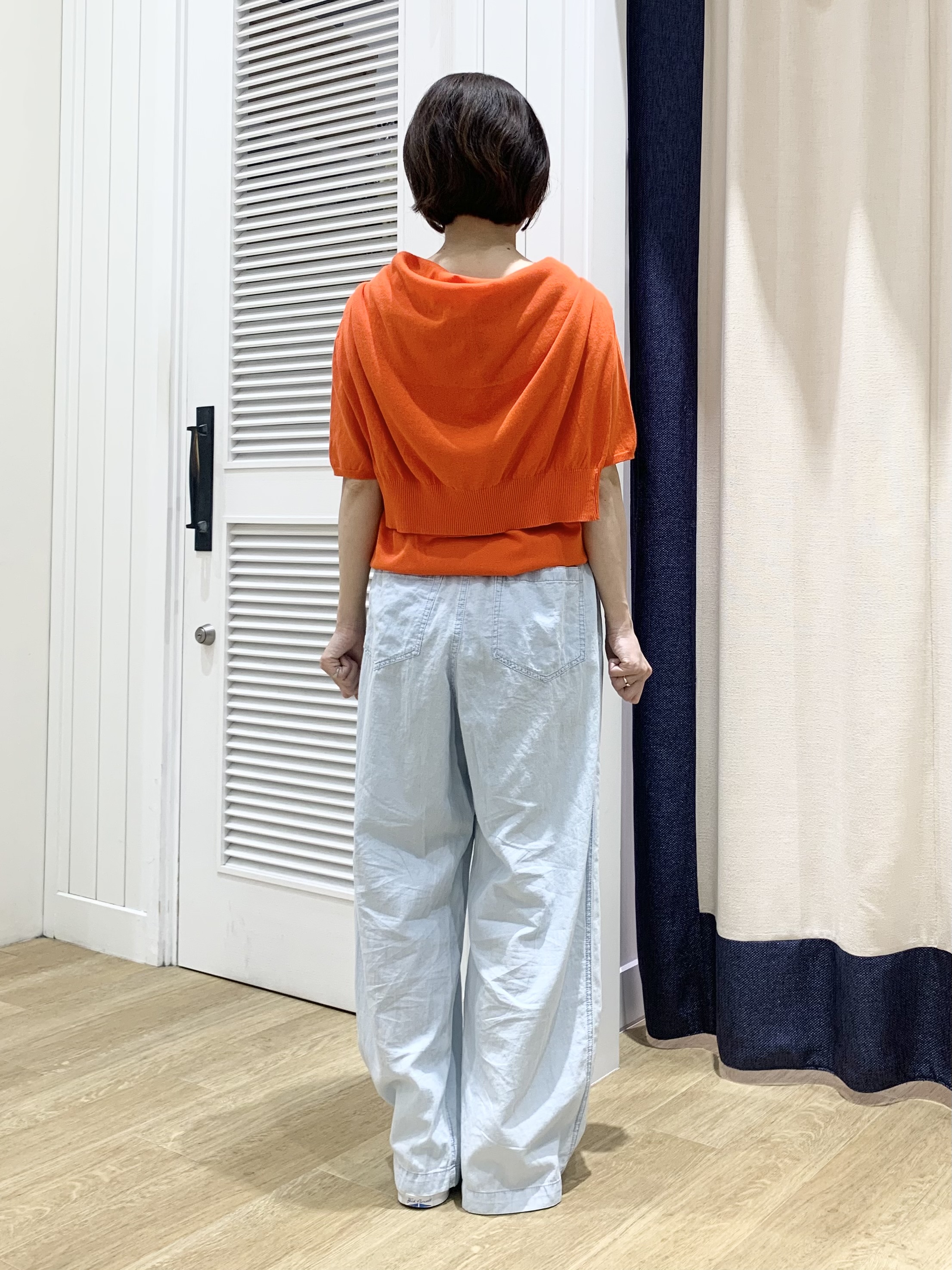 IMARIさんの「Dessin｜【9色展開/接触冷感/UVカット】ドライタッチサマーニットT」を使ったコーディネート
