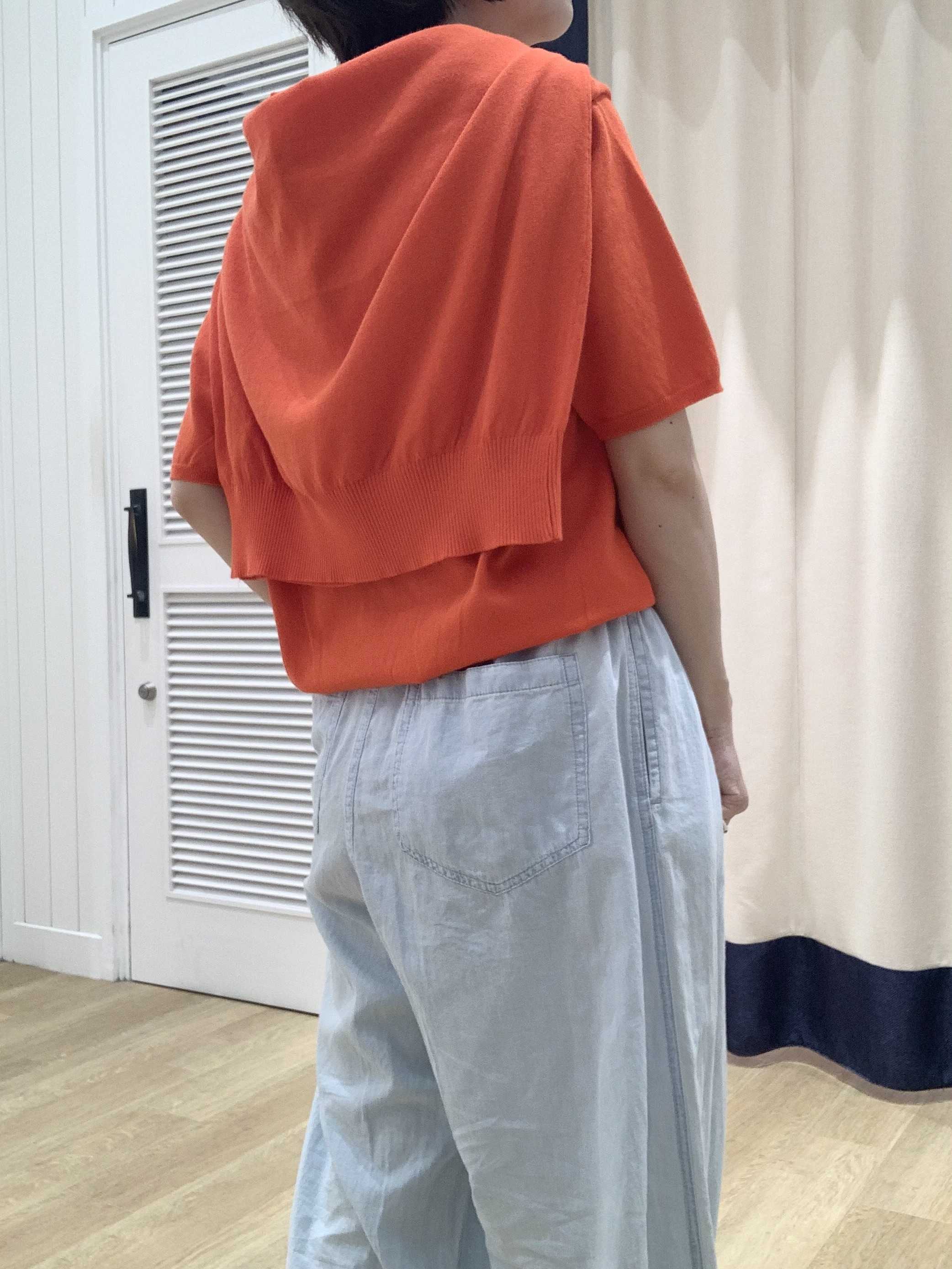 IMARIさんの「Dessin｜【9色展開/接触冷感/UVカット】ドライタッチサマーニットT」を使ったコーディネート
