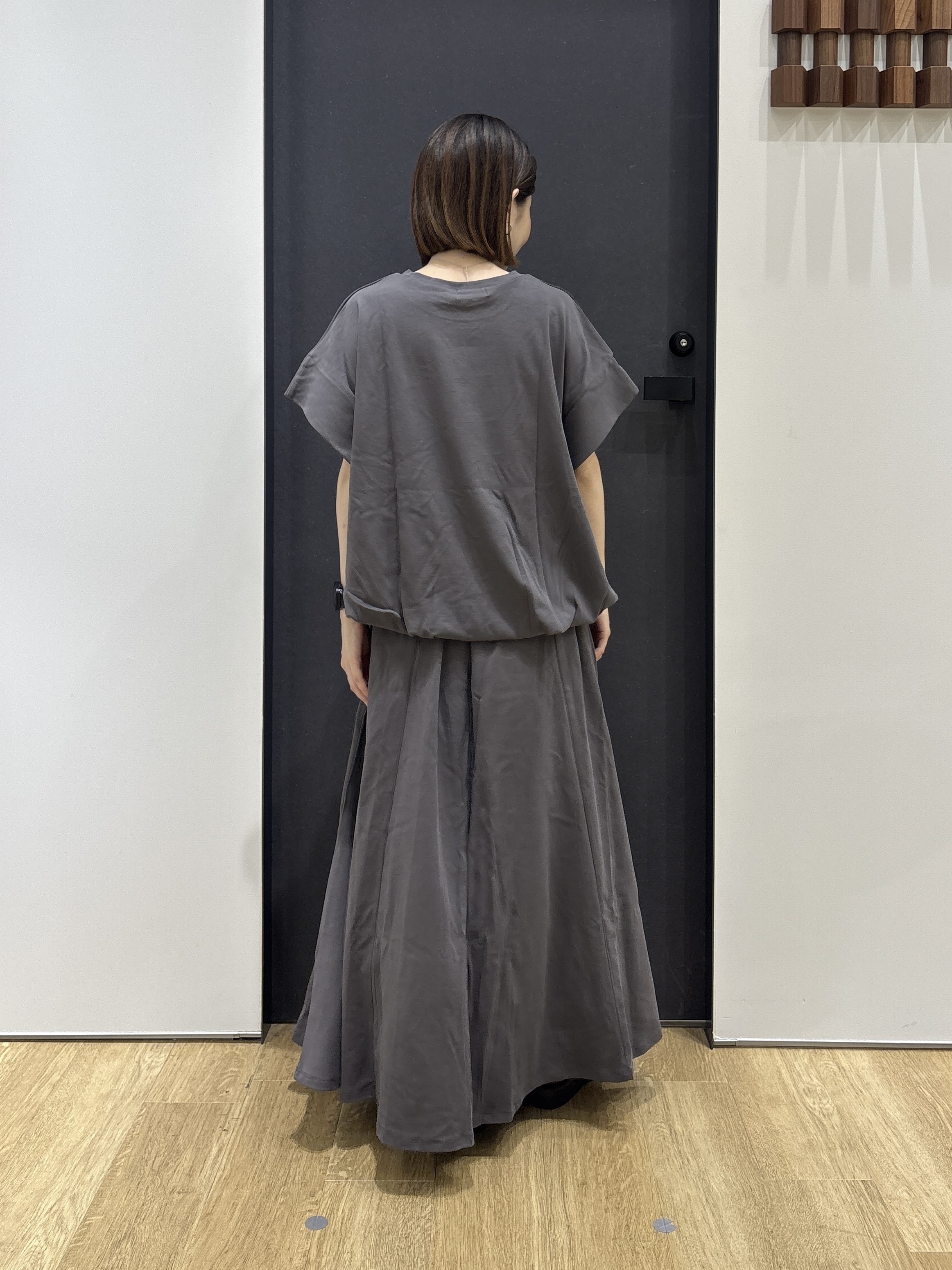 risaさんの「Dessin｜【2点セット/汗シミ防止】ミニ裏毛セットアップ」を使ったコーディネート