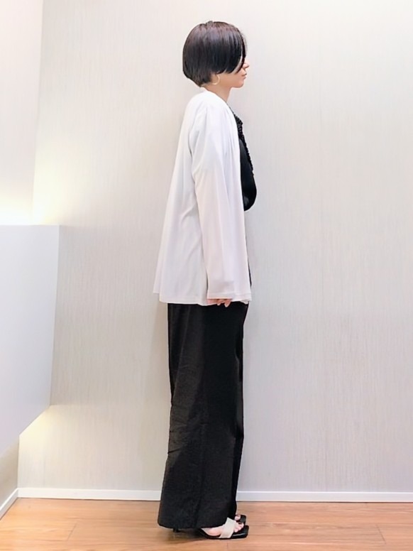 ミズタさんの「UNTITLED｜【接触冷感/UVカット/遮熱機能】フライスジャージカーディガン」を使ったコーディネート