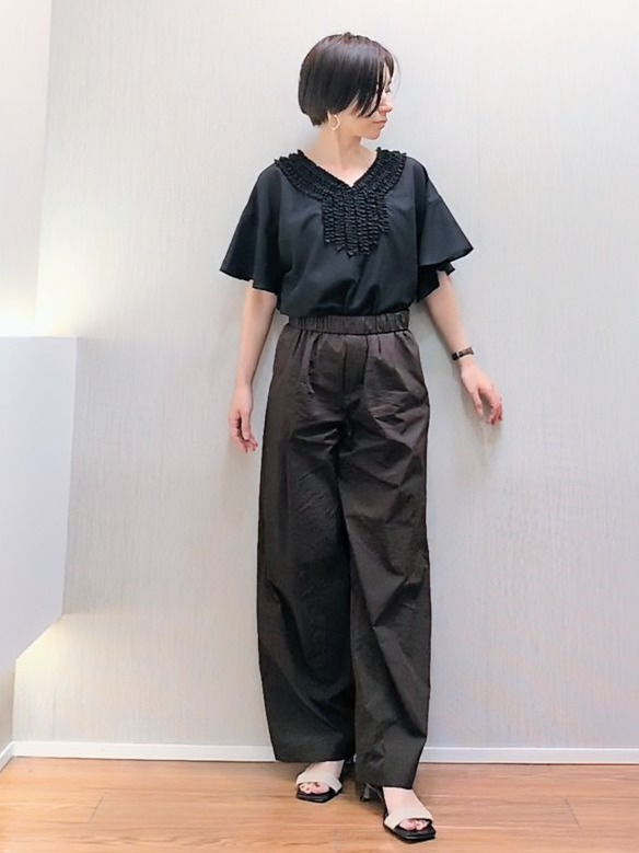 ミズタさんの「UNTITLED｜【接触冷感/UVカット/遮熱機能】フライスジャージカーディガン」を使ったコーディネート