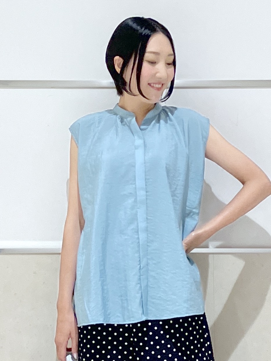 eriko さんの「Dessin｜ギャザーネック フレンチスリーブブラウス」を使ったコーディネート