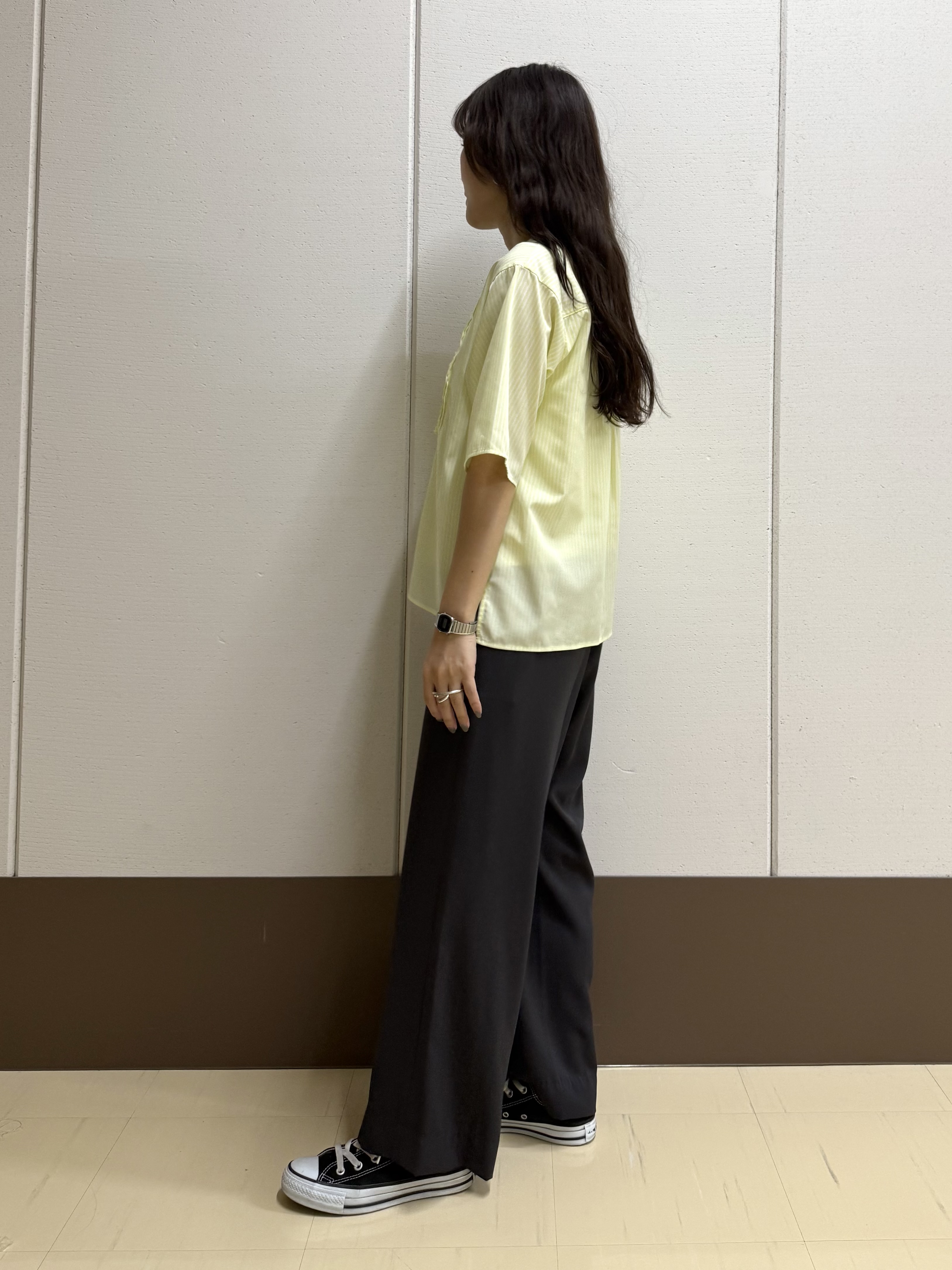 mamiさんの「INDIVI｜【UVケア／吸汗速乾／着映え】フリルピンタックブラウス」を使ったコーディネート