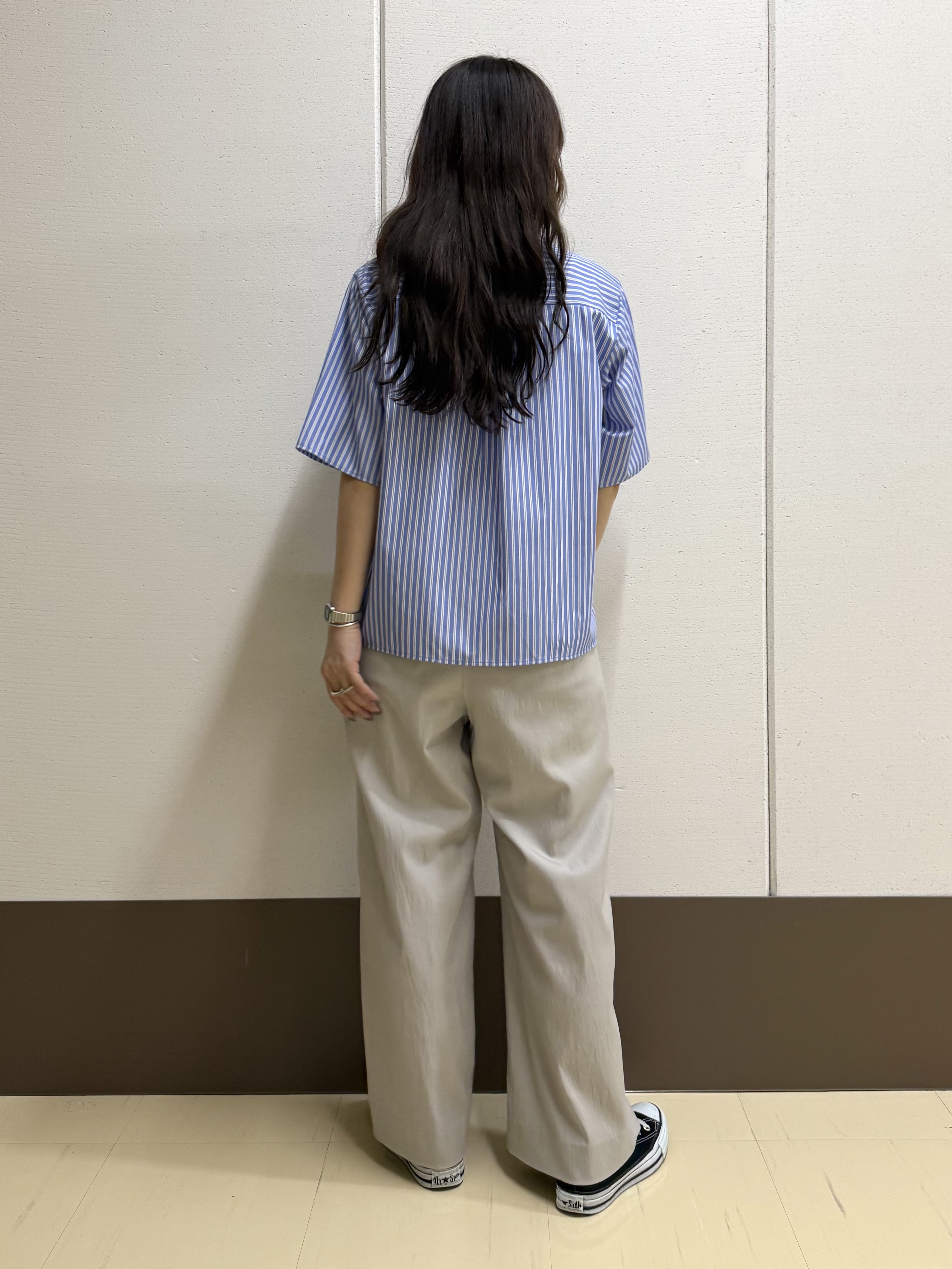 mamiさんの「INDIVI｜【UVケア／吸汗速乾／着映え】フリルピンタックブラウス」を使ったコーディネート