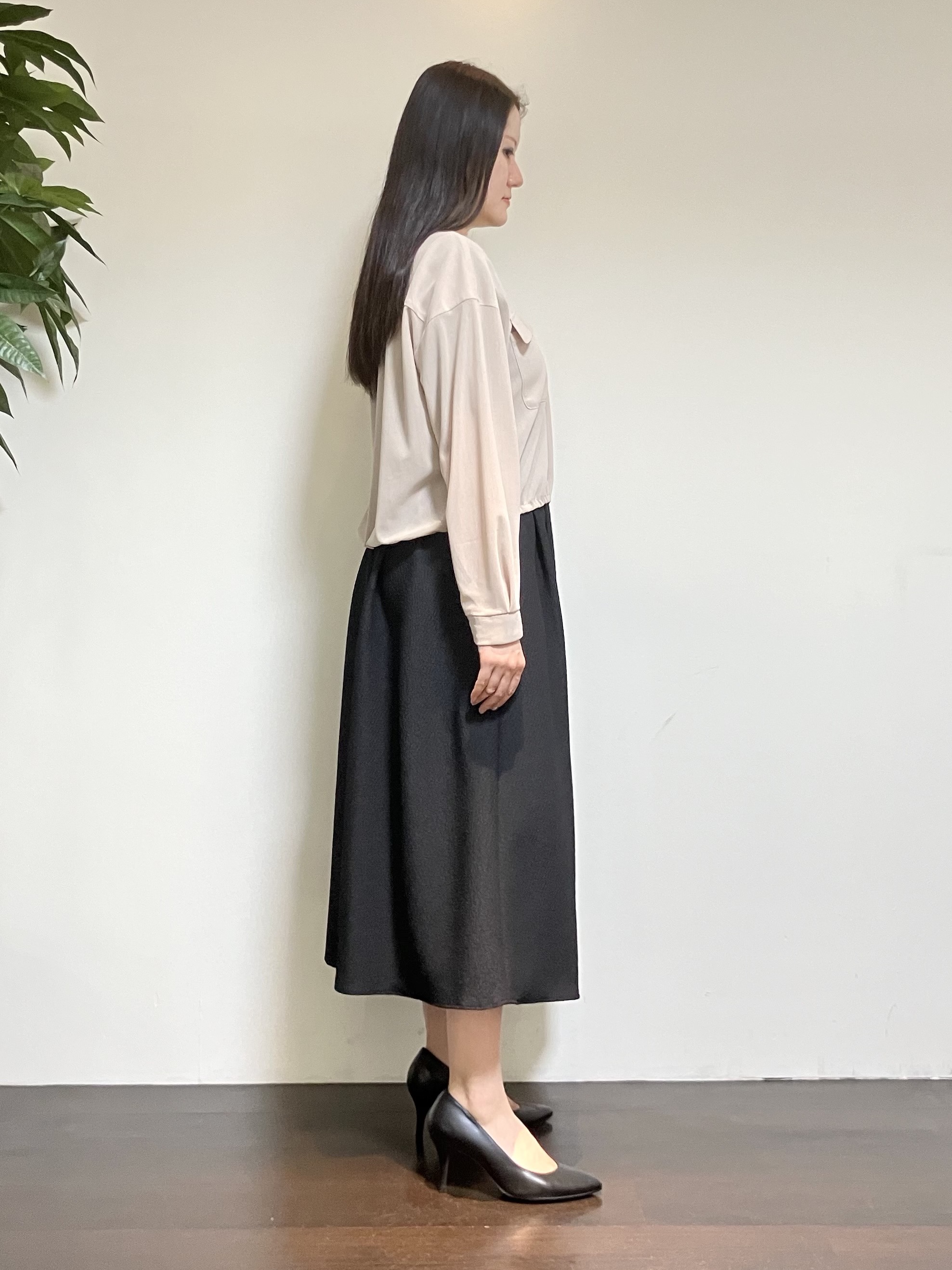 カレンさんの「UNTITLED｜◆【洗える】シアーブルゾン」を使ったコーディネート