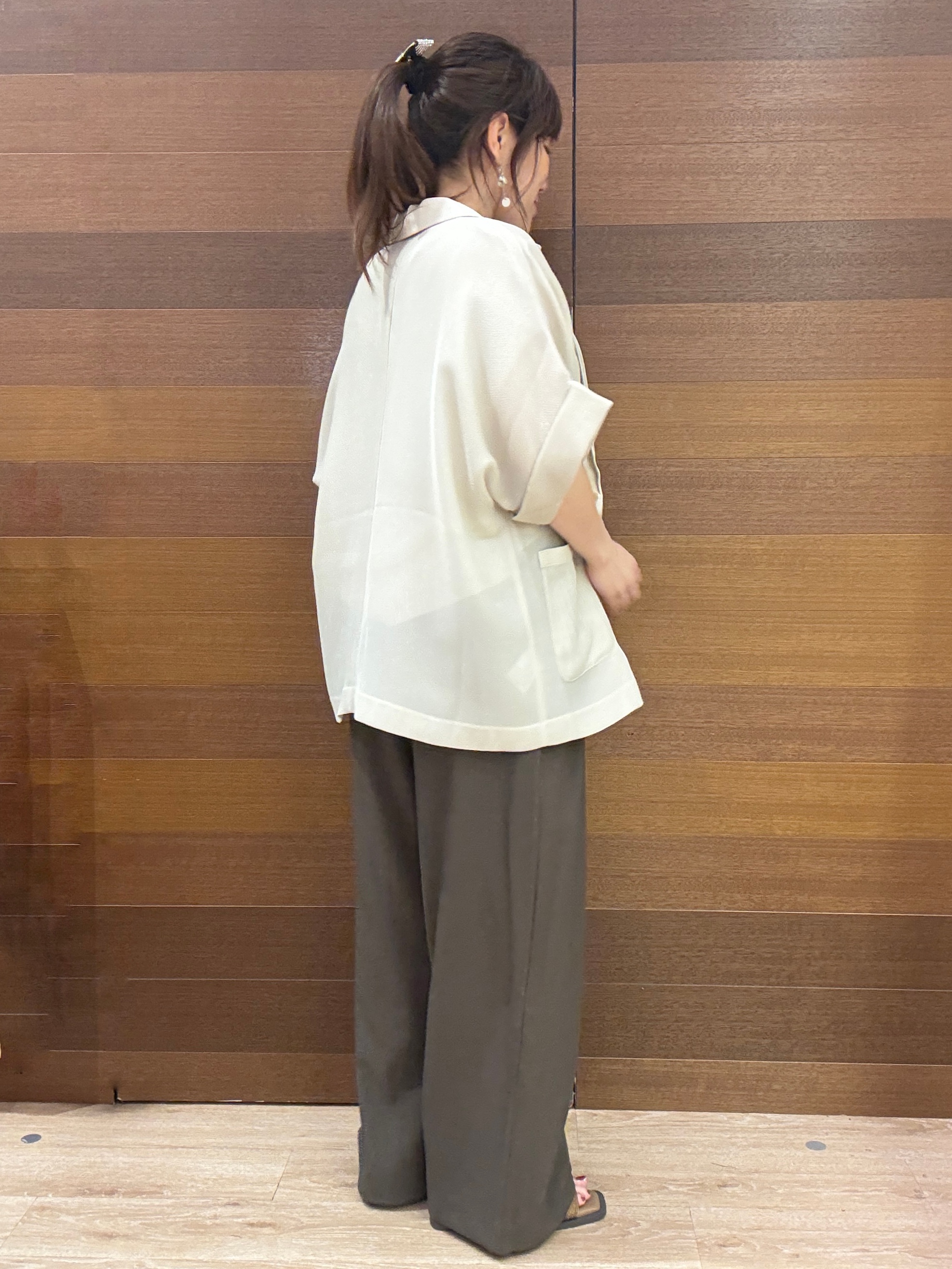 maichiさんの「OPAQUE.CLIP｜メッシュテーラードジャケット【洗濯機OK】」を使ったコーディネート