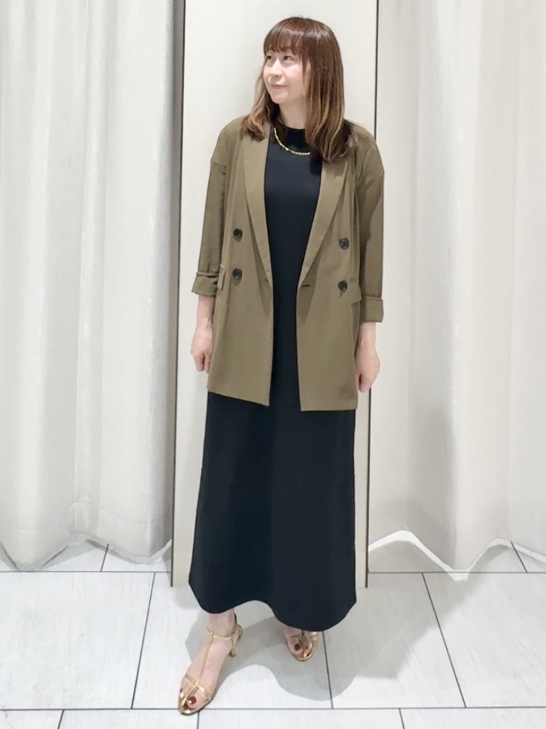 ʏᴜᴋɪᴋᴏさんの「UNTITLED｜◆【セットアップ可/接触冷感/通気性】ドライシアーダブルジャケット」を使ったコーディネート