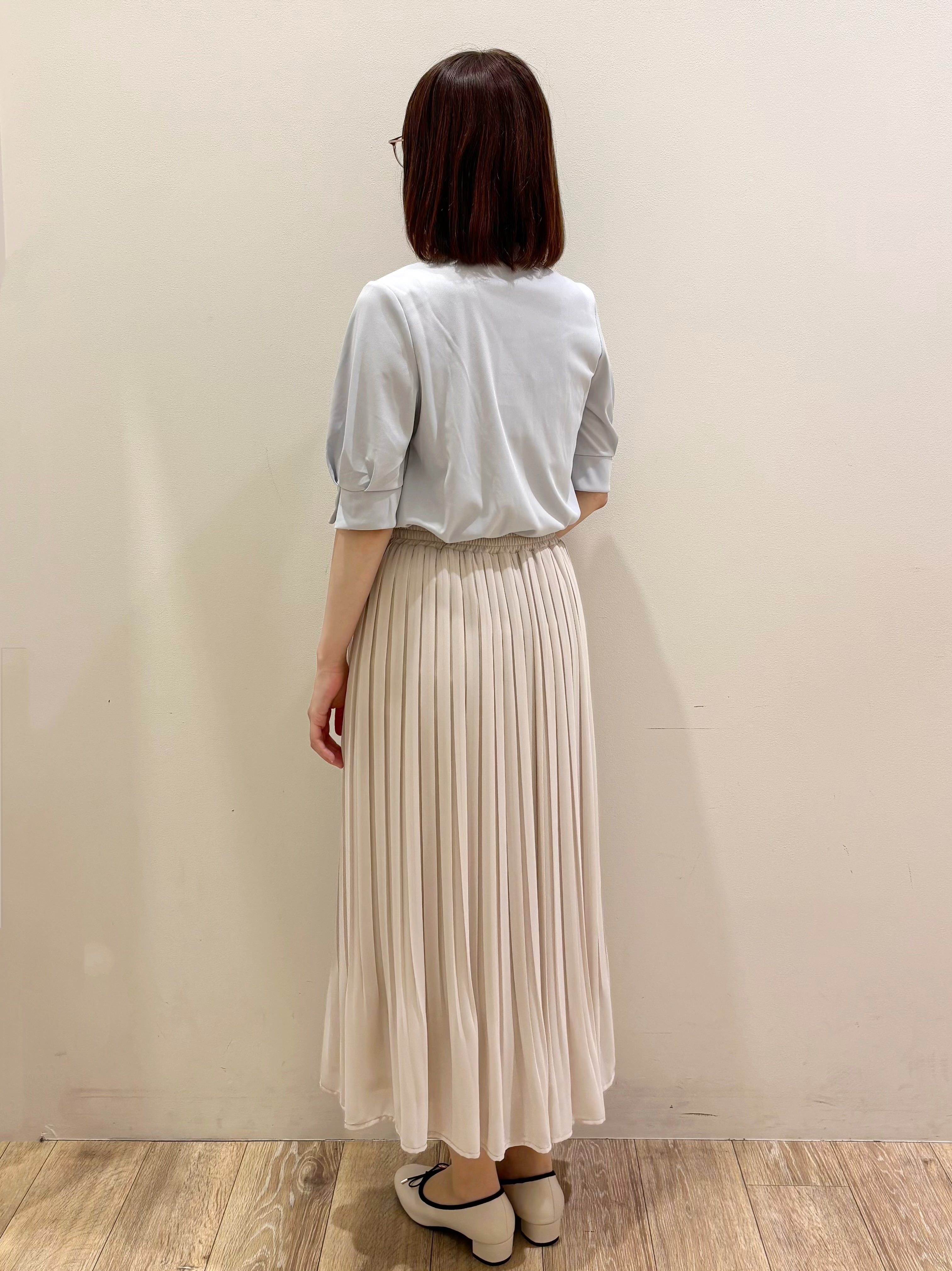 honamiさんの「index｜UV バンドカラートップス【洗濯機OK／吸水速乾／接触冷感】《S～3L／6col》」を使ったコーディネート