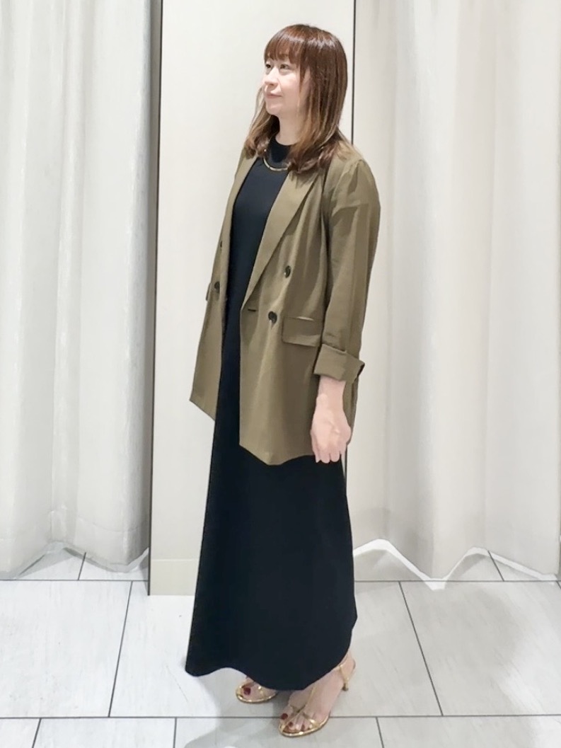ʏᴜᴋɪᴋᴏさんの「UNTITLED｜◆【セットアップ可/接触冷感/通気性】ドライシアーダブルジャケット」を使ったコーディネート