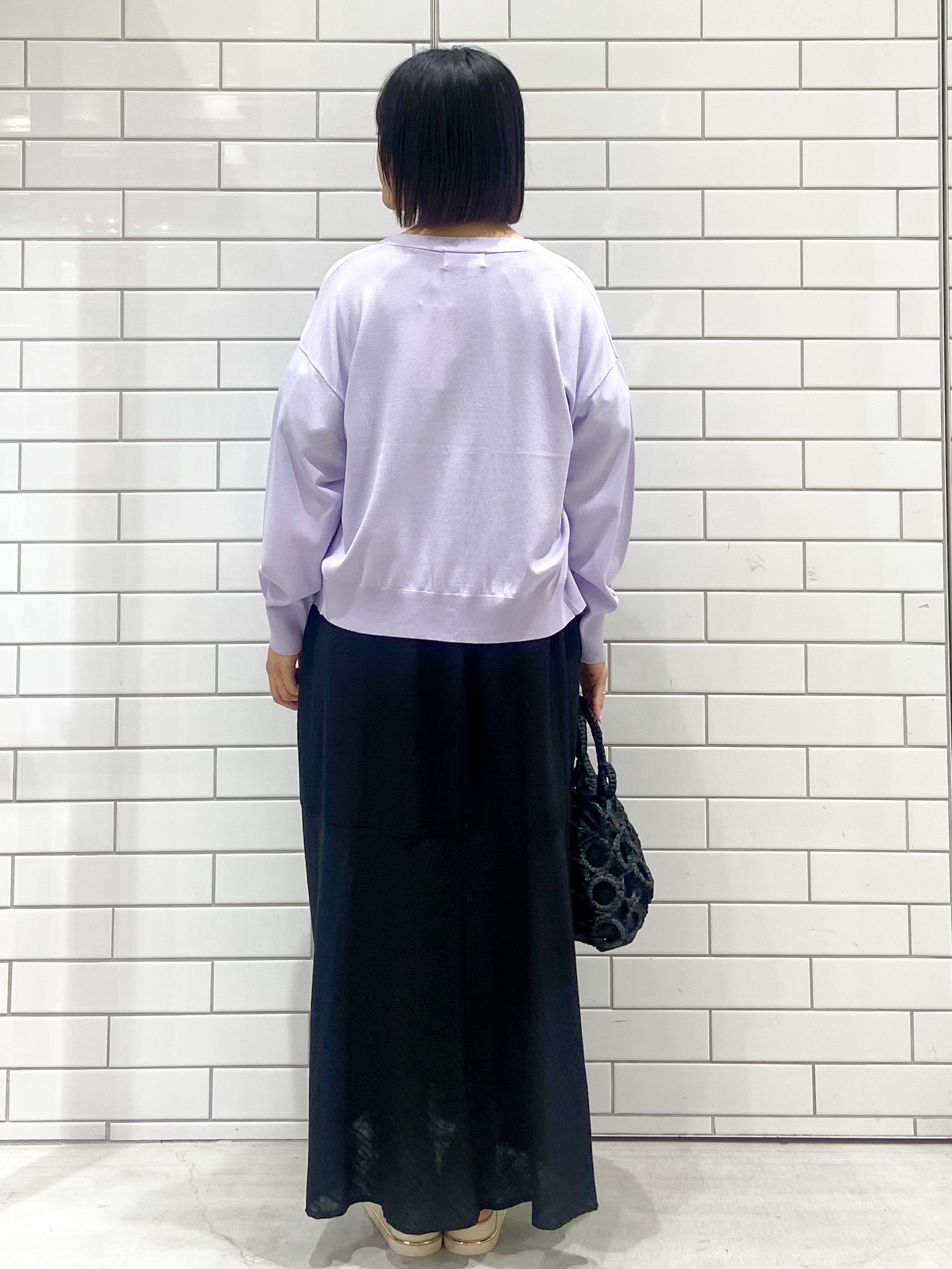 kimiさんの「OPAQUE.CLIP｜【UV／接触冷感】Vネックリラクシーニットカーディガン《洗濯機OK／抗ピル》」を使ったコーディネート