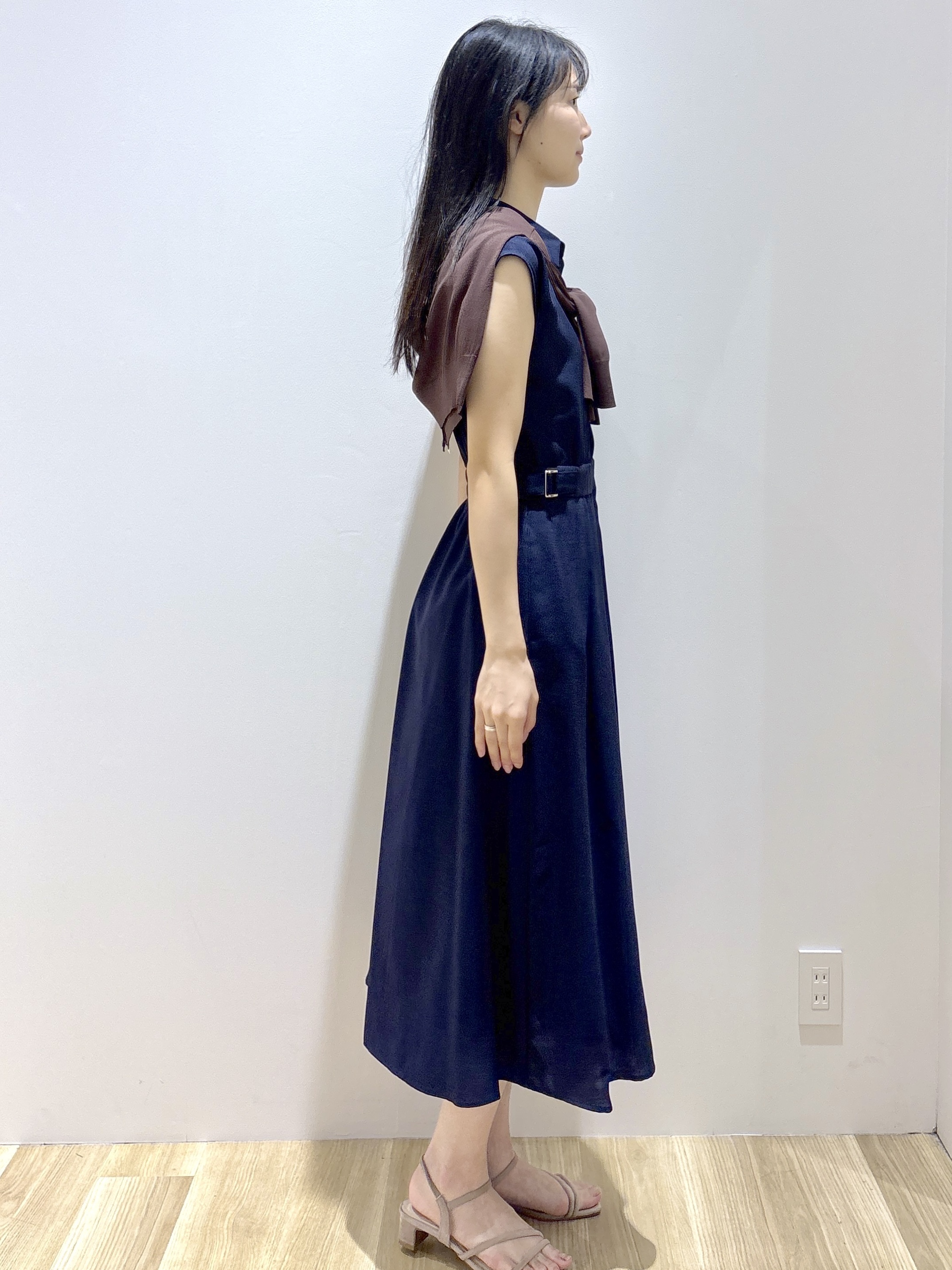 sachikoさんの「OPAQUE.CLIP｜【UV／接触冷感】Vネックリラクシーニットカーディガン《洗濯機OK／抗ピル》」を使ったコーディネート