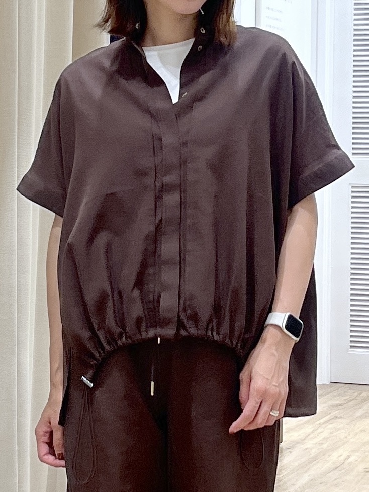 canaさんの「Dessin｜【高通気/セットアップ可】ドロストシャツ」を使ったコーディネート