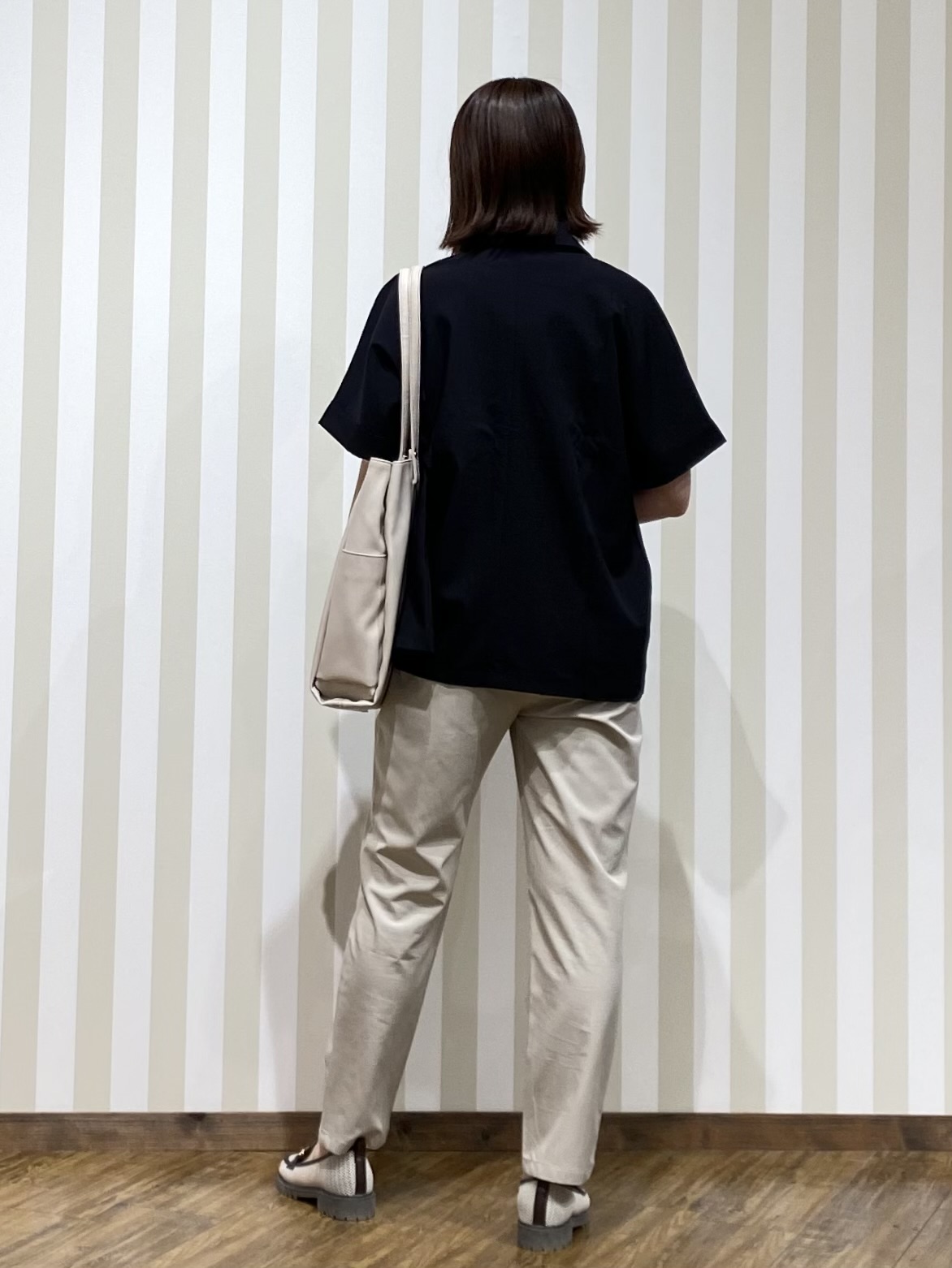 SAOさんの「SHOO･LA･RUE｜【高レビュー/洗濯機可/セットアップ可】軽凛(かろりん) 半袖ジャケット」を使ったコーディネート