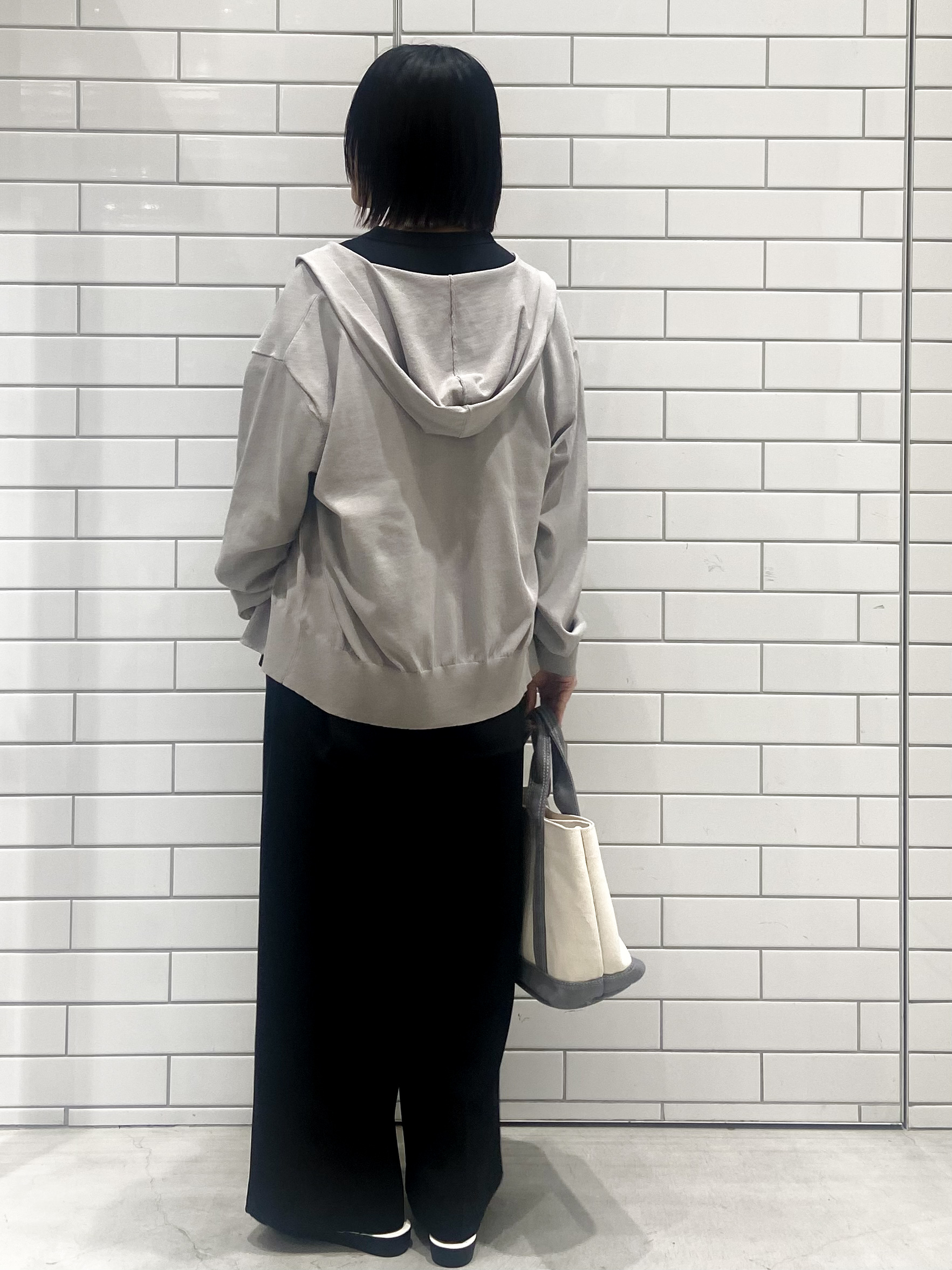 kimiさんの「OPAQUE.CLIP｜【UVケア／遮熱性】フーディニットカーディガン《洗濯機OK／抗ピル》」を使ったコーディネート