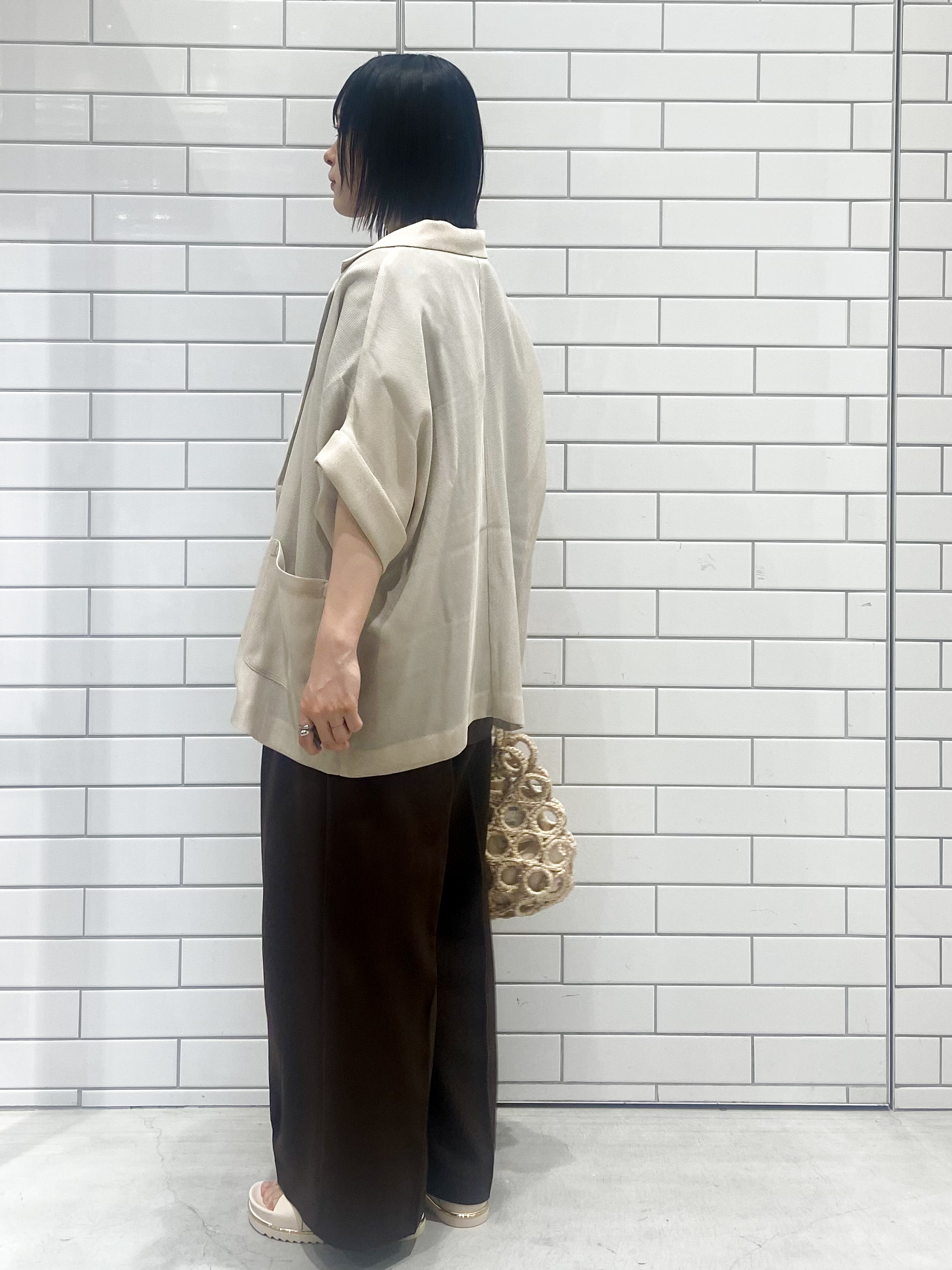 kimiさんの「OPAQUE.CLIP｜メッシュテーラードジャケット【洗濯機OK】」を使ったコーディネート