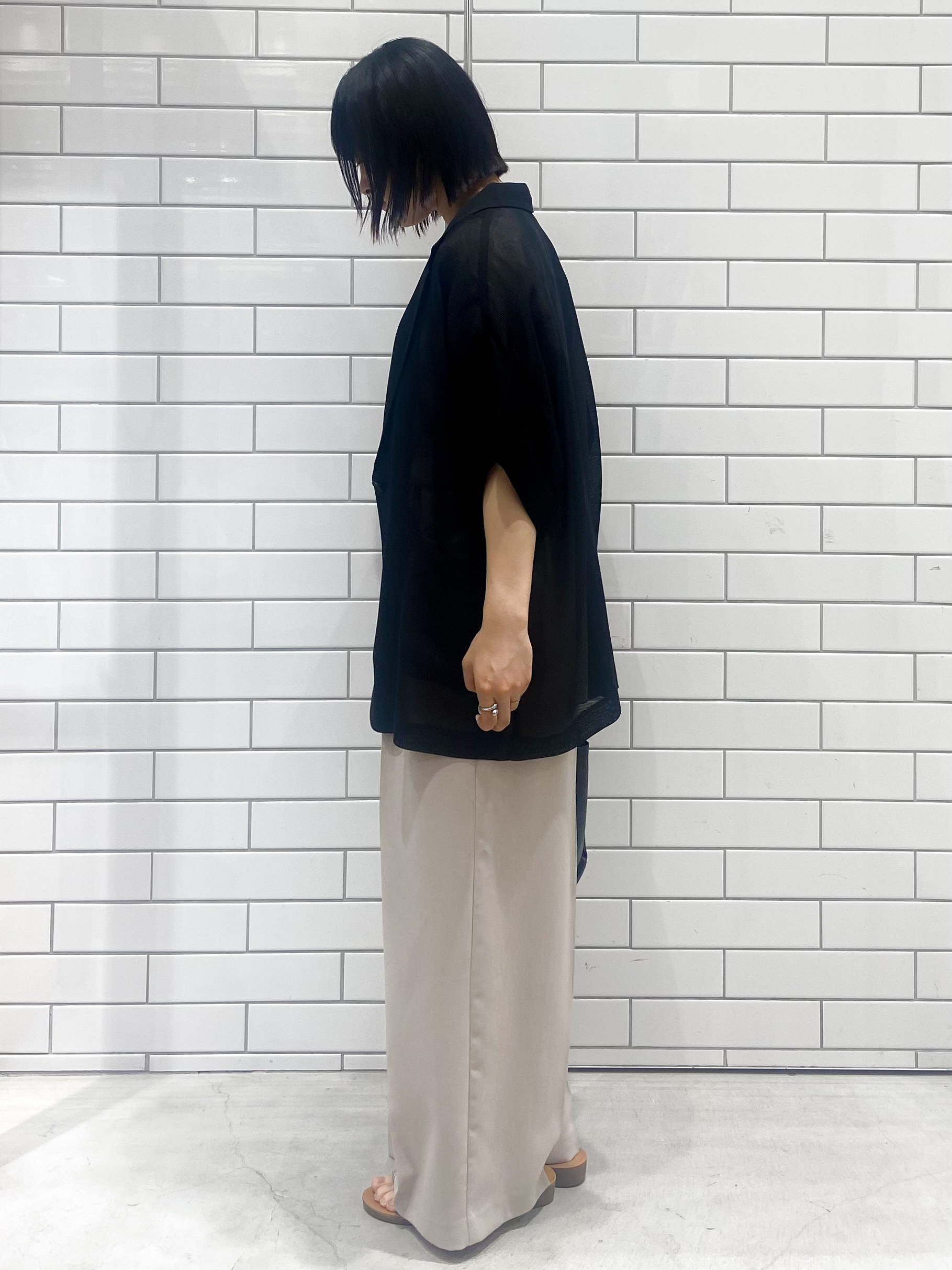 kimiさんの「OPAQUE.CLIP｜メッシュテーラードジャケット【洗濯機OK】」を使ったコーディネート