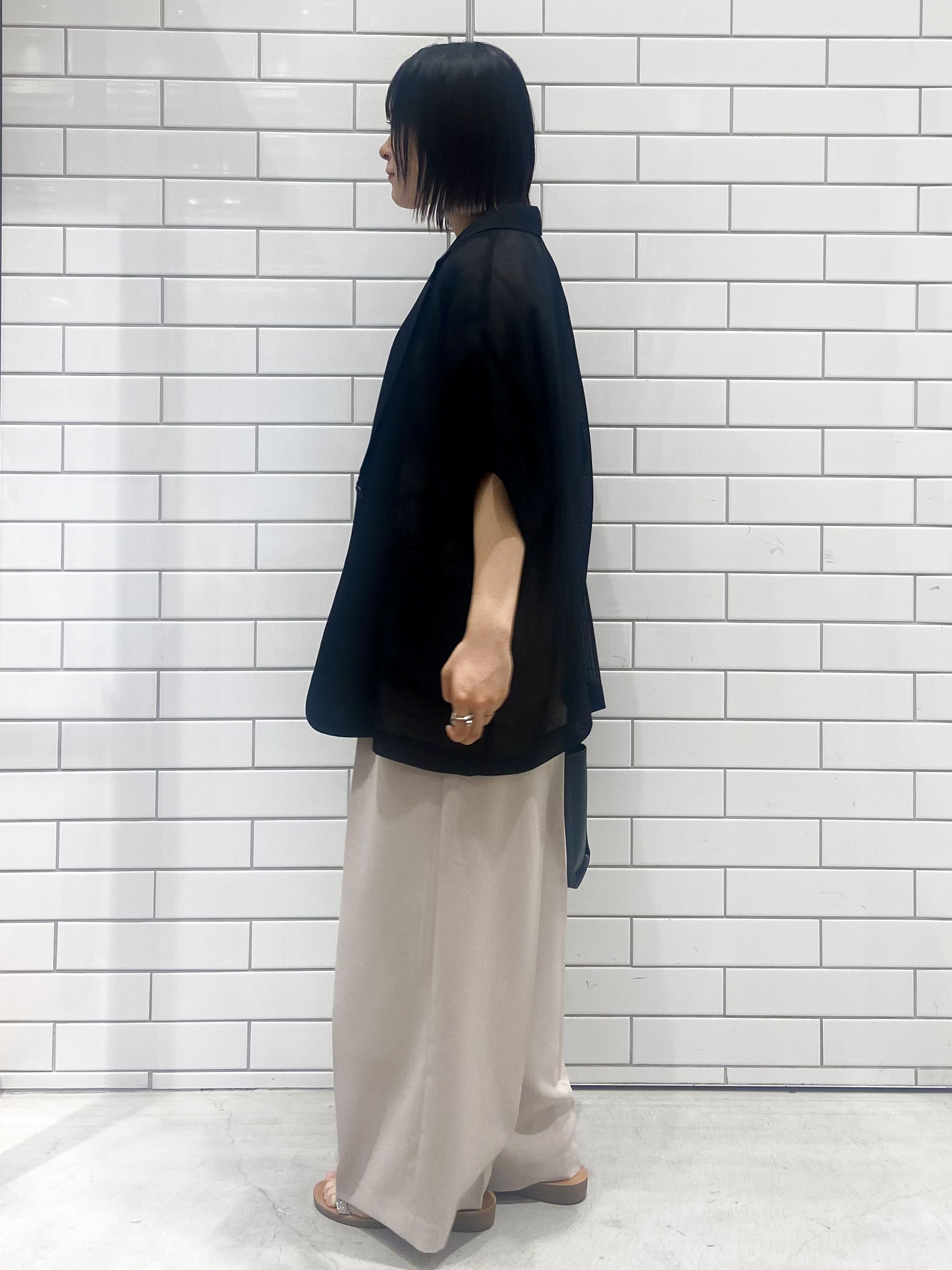 kimiさんの「OPAQUE.CLIP｜メッシュテーラードジャケット【洗濯機OK】」を使ったコーディネート