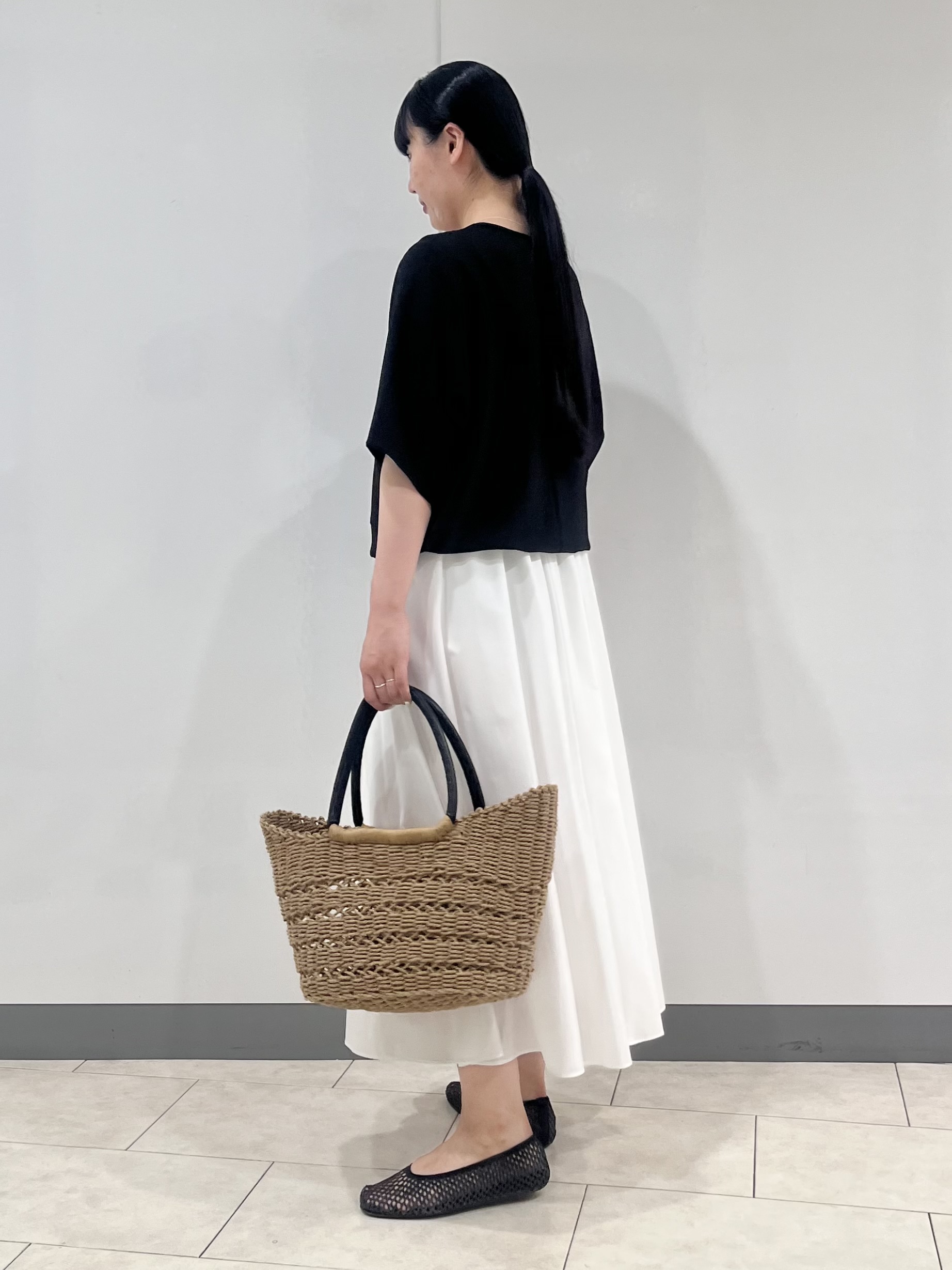 hasuさんの「INDIVI｜【洗える／2WAY／裾ドロスト付き】 ドルマンスリーブチュニックトップス」を使ったコーディネート