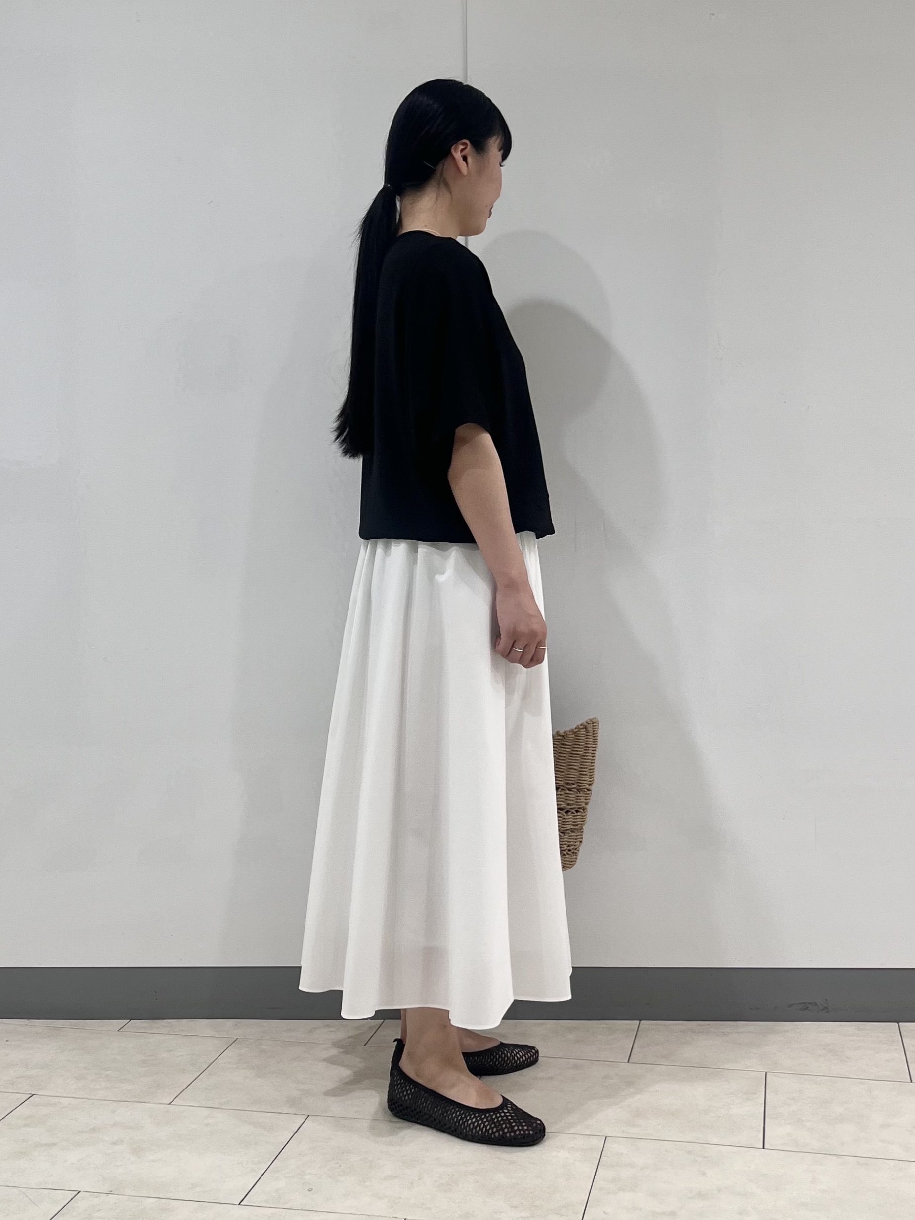 hasuさんの「INDIVI｜【洗える／2WAY／裾ドロスト付き】 ドルマンスリーブチュニックトップス」を使ったコーディネート