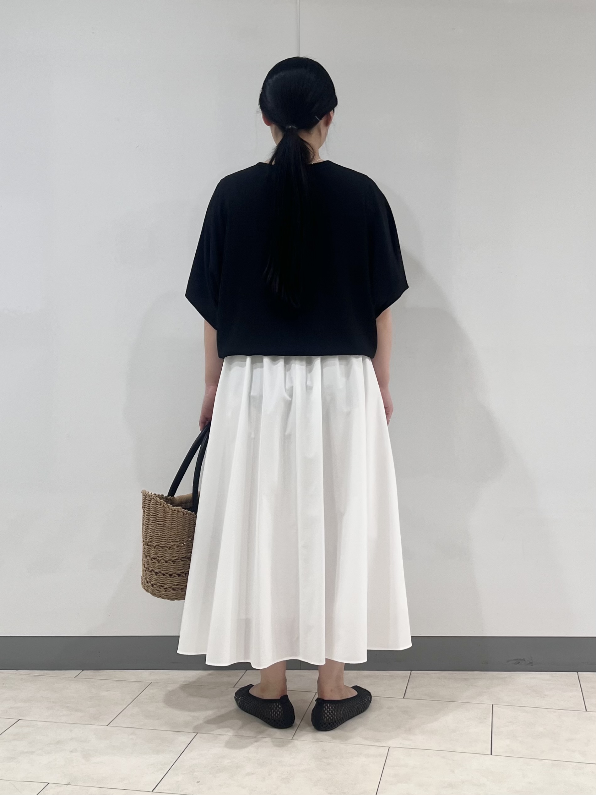 hasuさんの「INDIVI｜【洗える／2WAY／裾ドロスト付き】 ドルマンスリーブチュニックトップス」を使ったコーディネート
