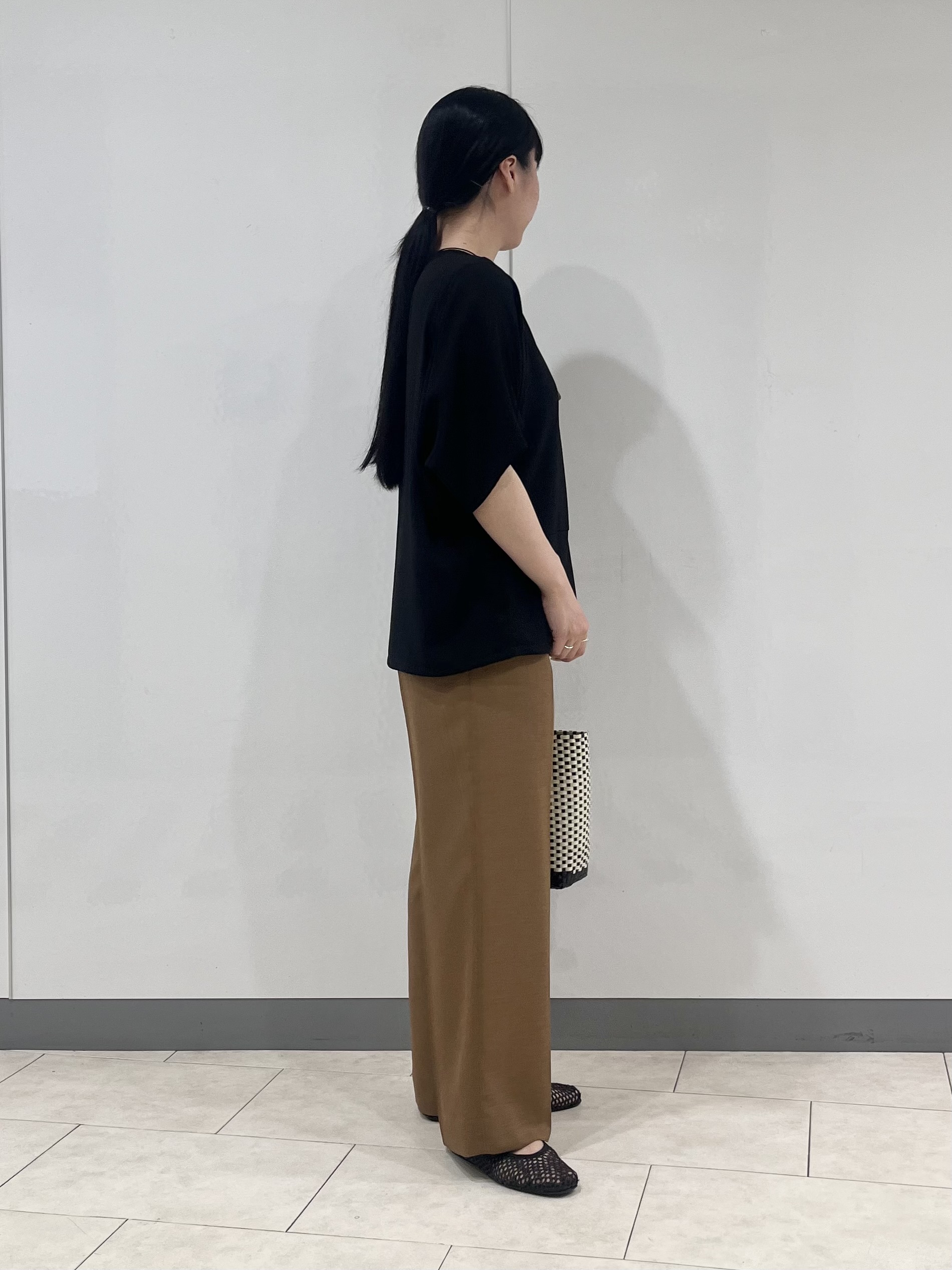 hasuさんの「INDIVI｜【洗える／2WAY／裾ドロスト付き】 ドルマンスリーブチュニックトップス」を使ったコーディネート