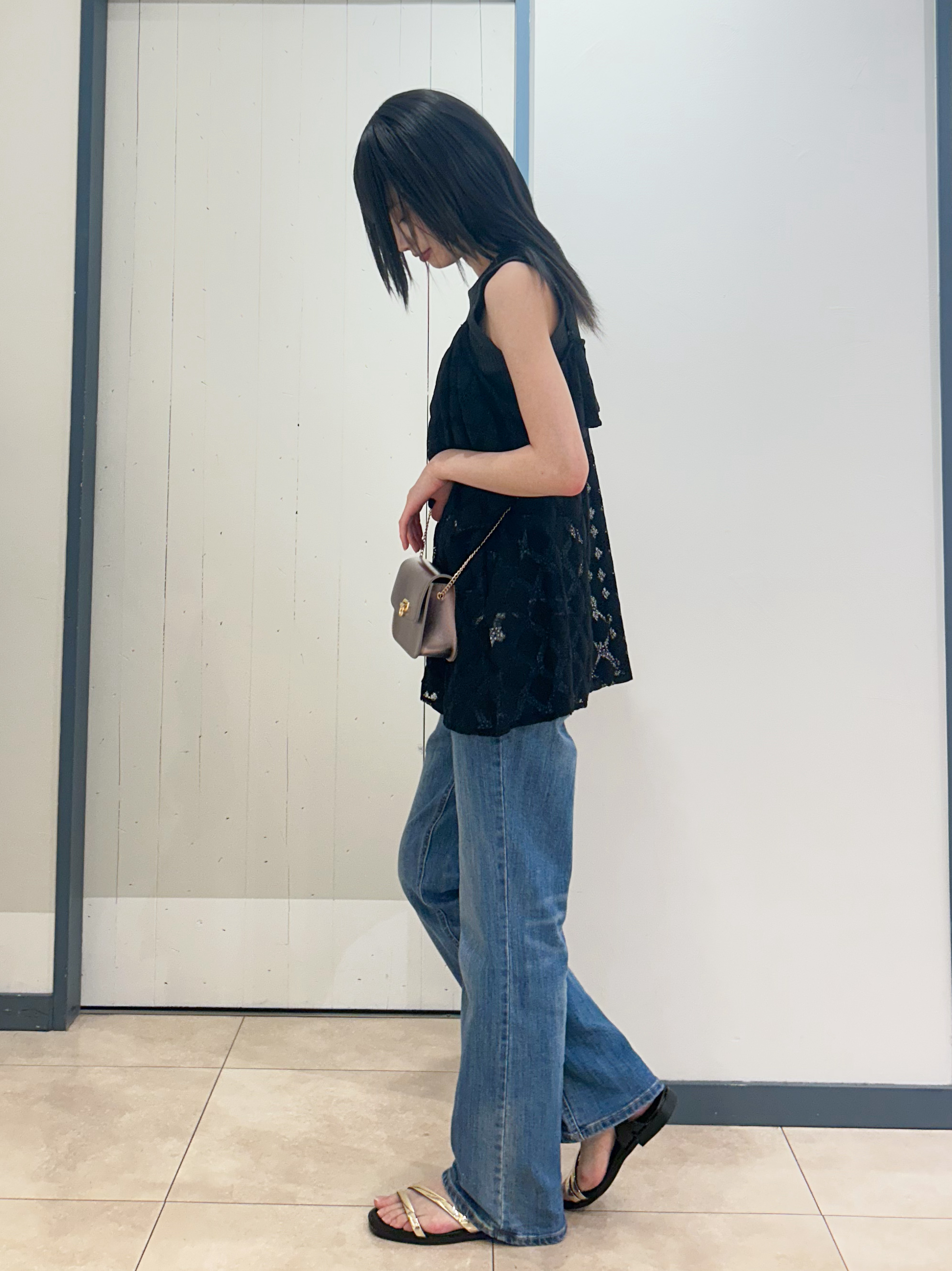 yukinoさんの「grove｜レースフリルキャミソール」を使ったコーディネート