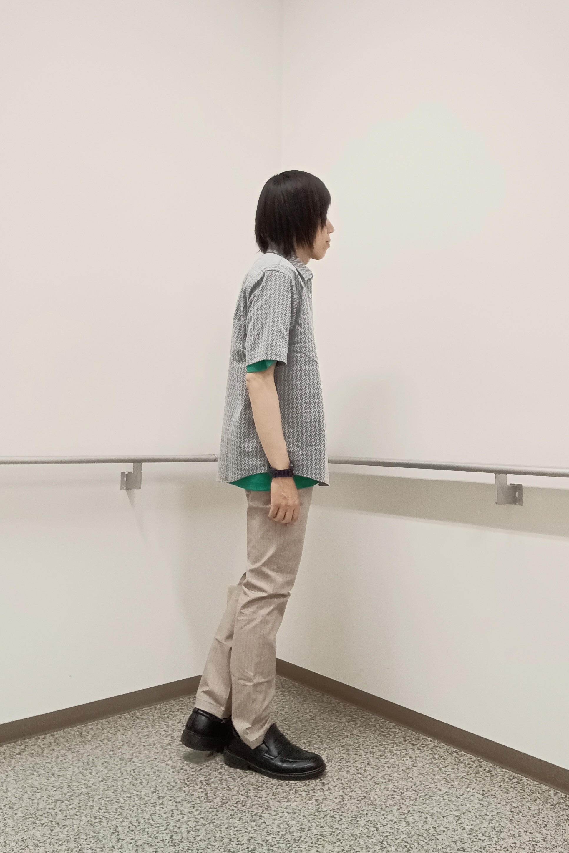 moritaさんの「TAKEO KIKUCHI｜播州織り 千鳥 半袖シャツ」を使ったコーディネート