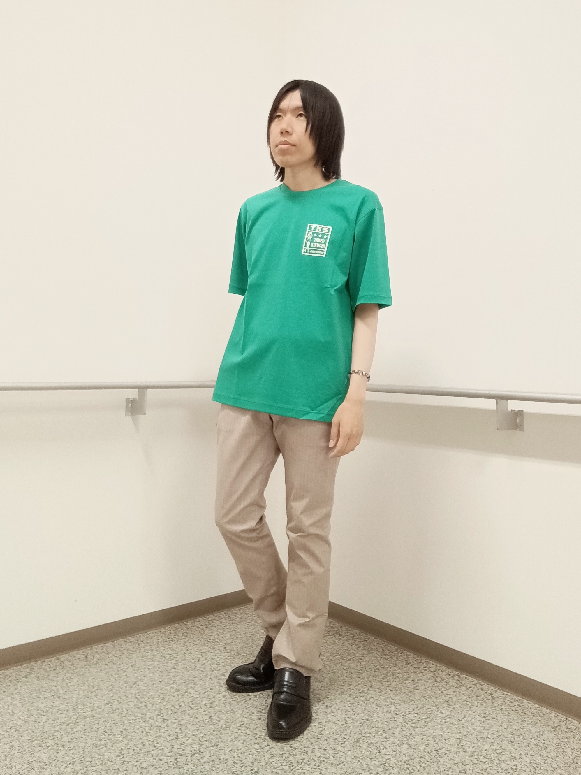 moritaさんの「TAKEO KIKUCHI｜播州織り 千鳥 半袖シャツ」を使ったコーディネート