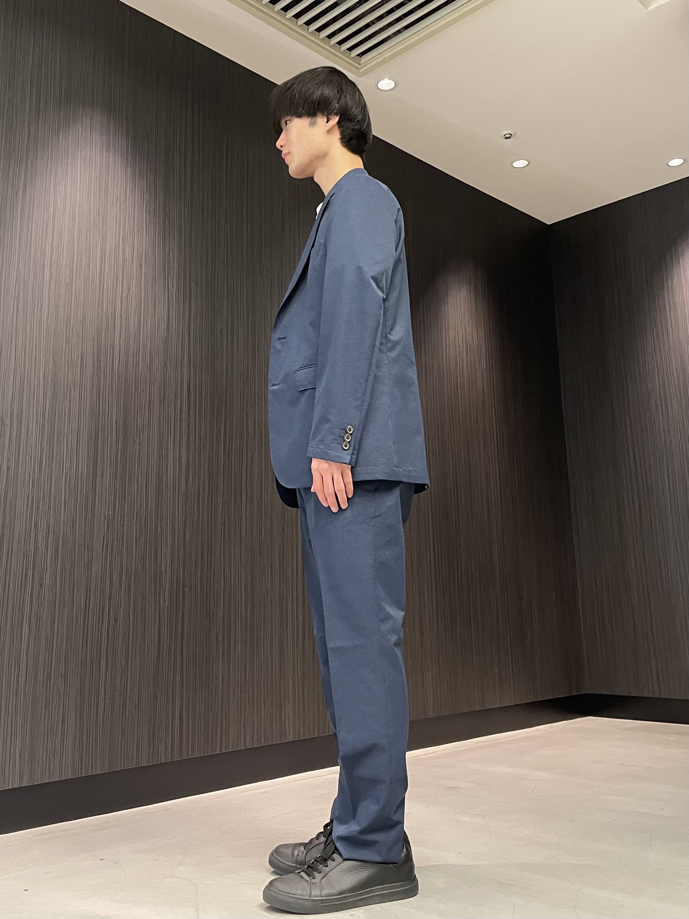 Okdさんの「TAKEO KIKUCHI｜【抗菌防臭】COOL DOTS（R）ドビープリント ジャケット」を使ったコーディネート