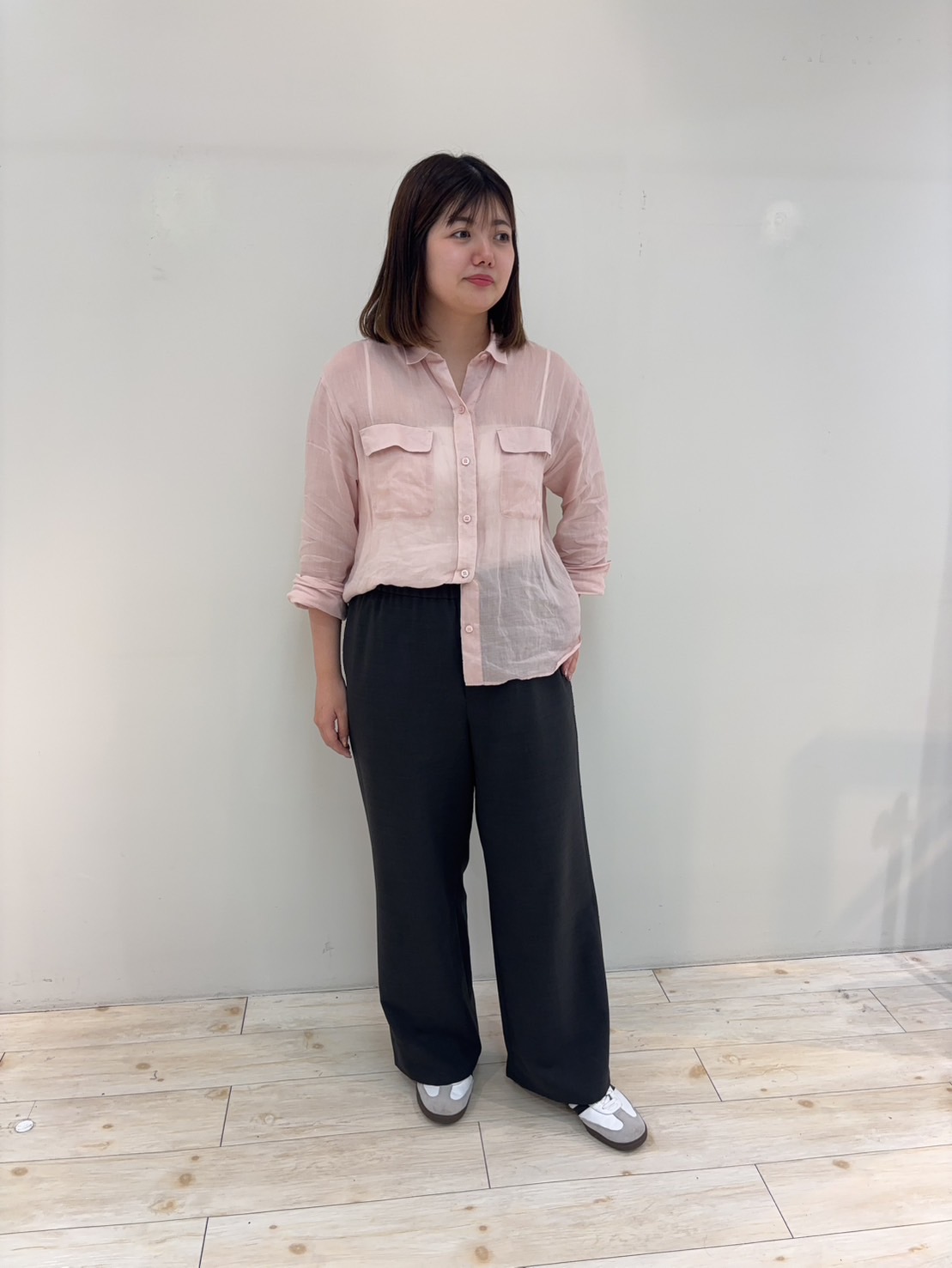 Mizuさんの「UNTITLED｜【古畑星夏さん着用/接触冷感】ドライタッチシャツ」を使ったコーディネート