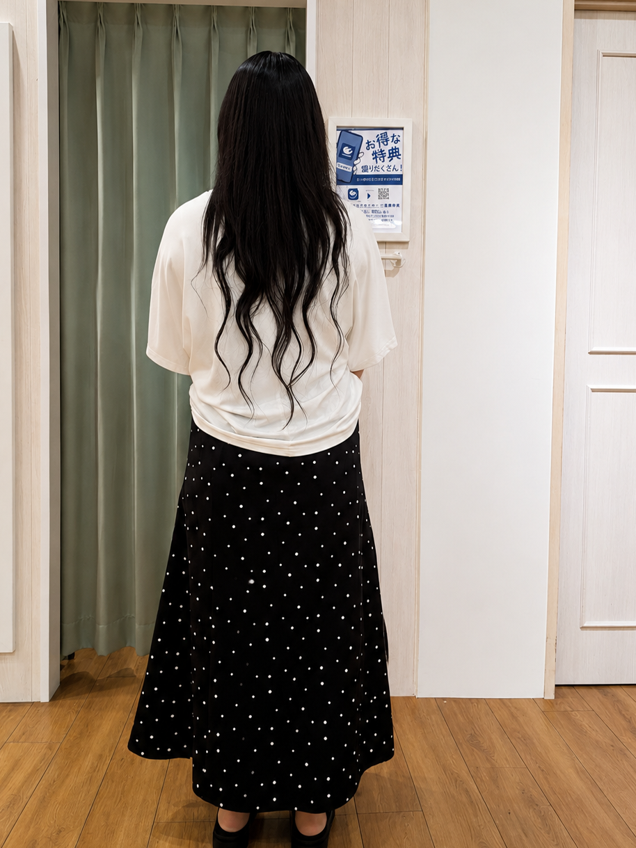 あきなさんの「SHOO･LA･RUE｜【洗濯機可/S-LL】フェイクパールがアクセント お袖タックドルマンブラウス」を使ったコーディネート