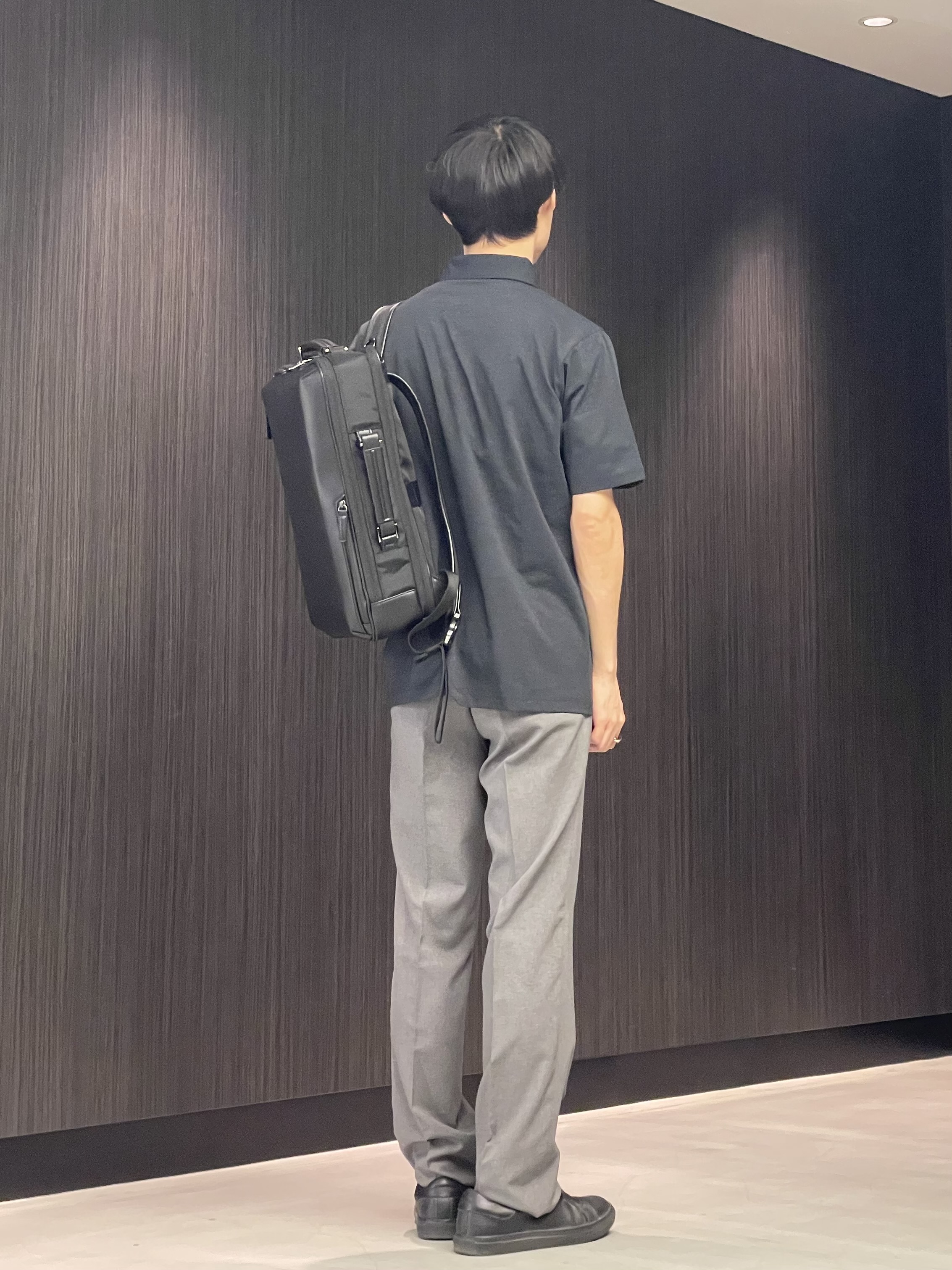 Okdさんの「TAKEO KIKUCHI｜【汗染み軽減/接触冷感】ビズ ポロシャツ」を使ったコーディネート