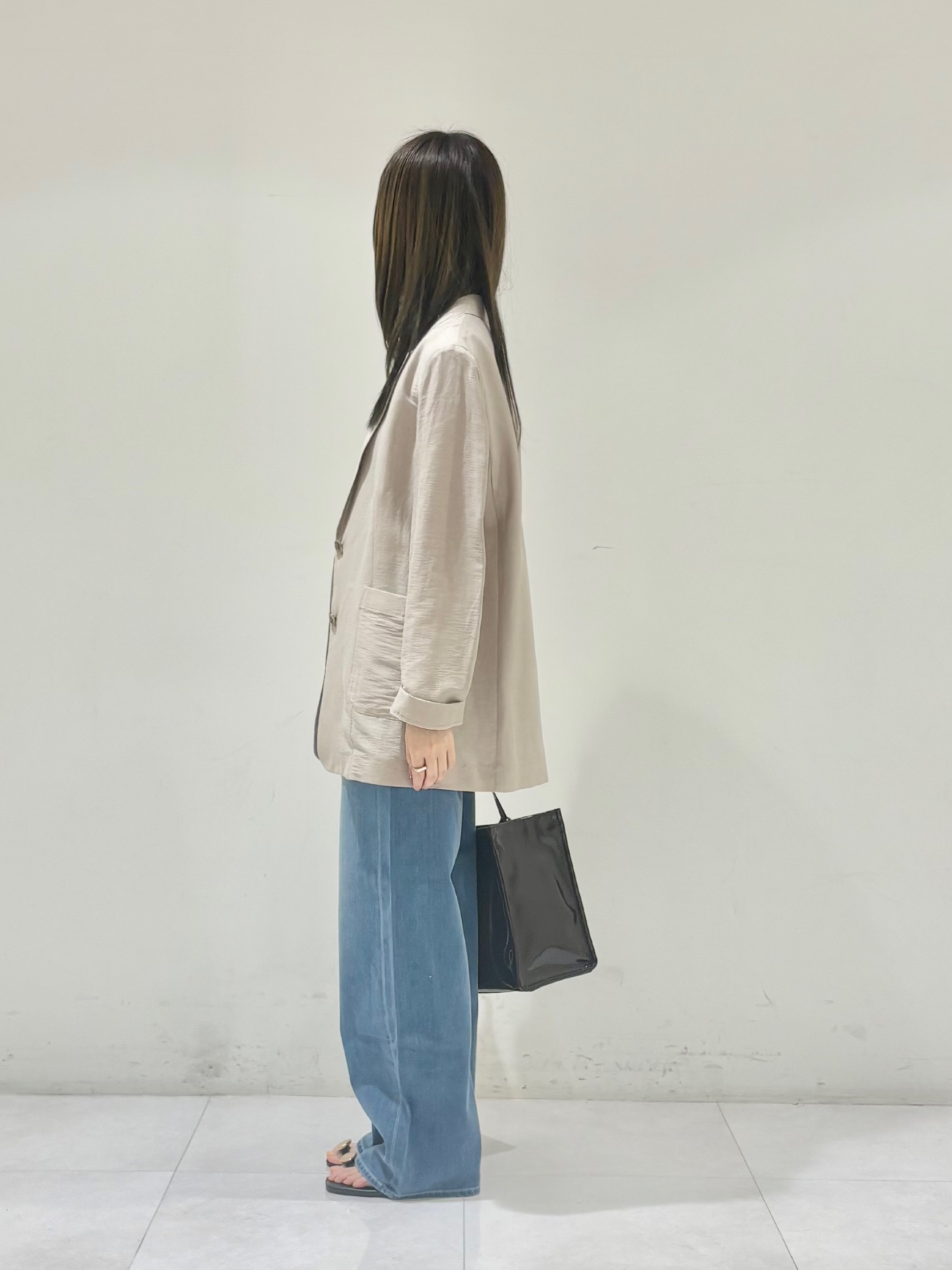 kyokaさんの「UNTITLED｜◆【程よいシアー感/洗える】エアリーバイオジャケット」を使ったコーディネート