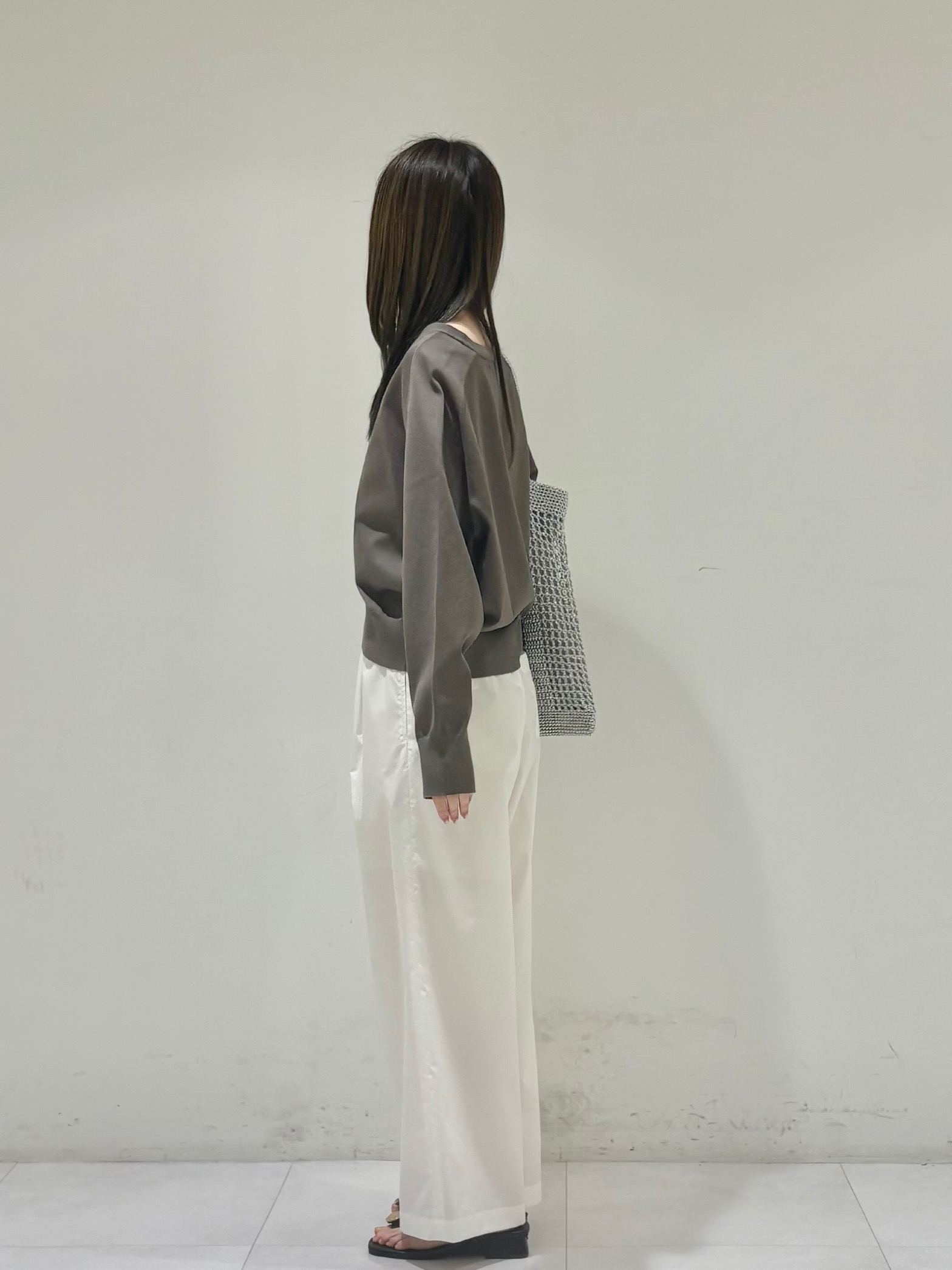 kyokaさんの「UNTITLED｜【アンサンブル可/日除け・冷房対策】シアーレーヨンZIPカーディガン」を使ったコーディネート