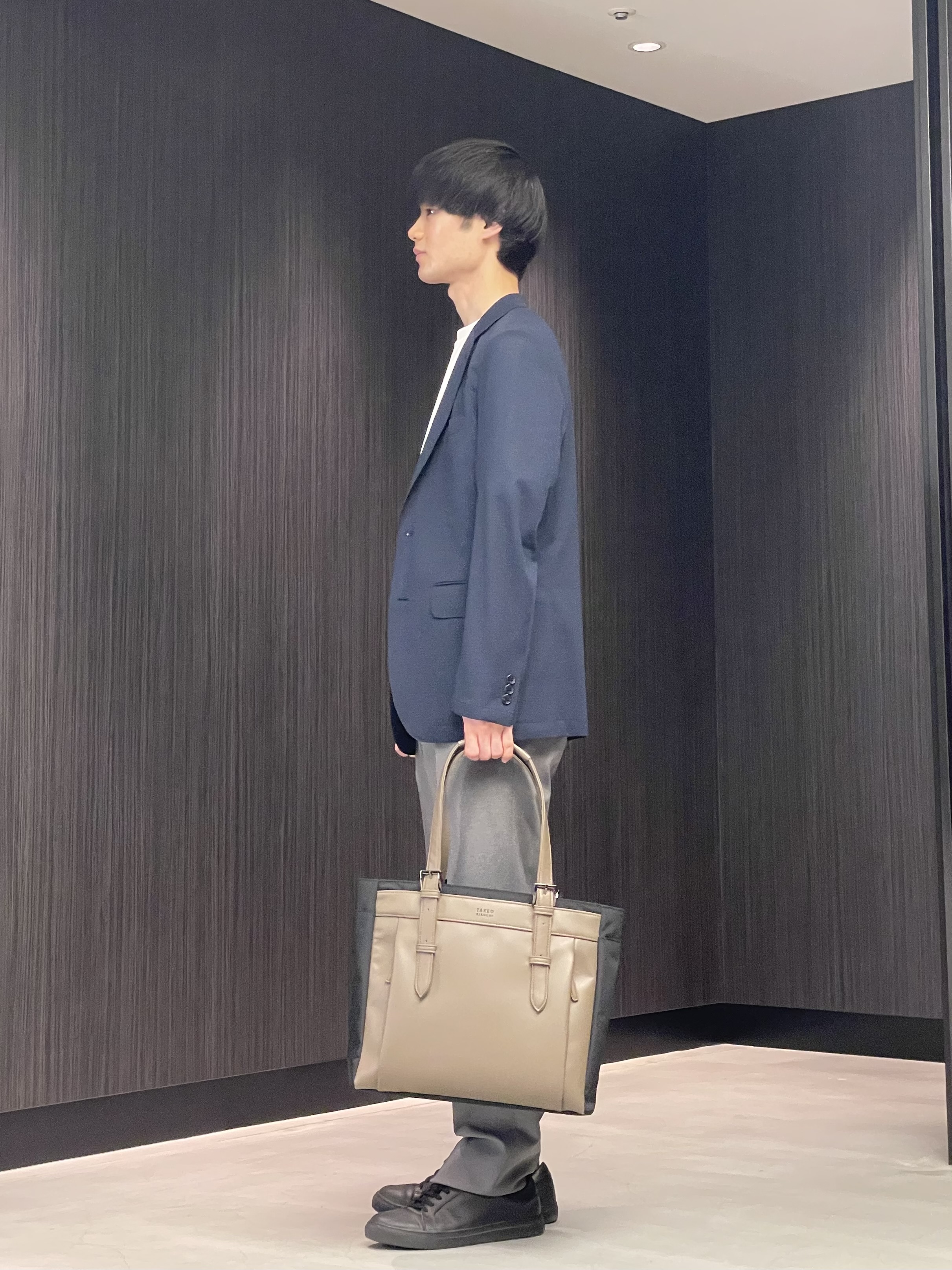 Okdさんの「TAKEO KIKUCHI｜【Begin5月号掲載/通気性】トリコットサッカー ジャケット」を使ったコーディネート