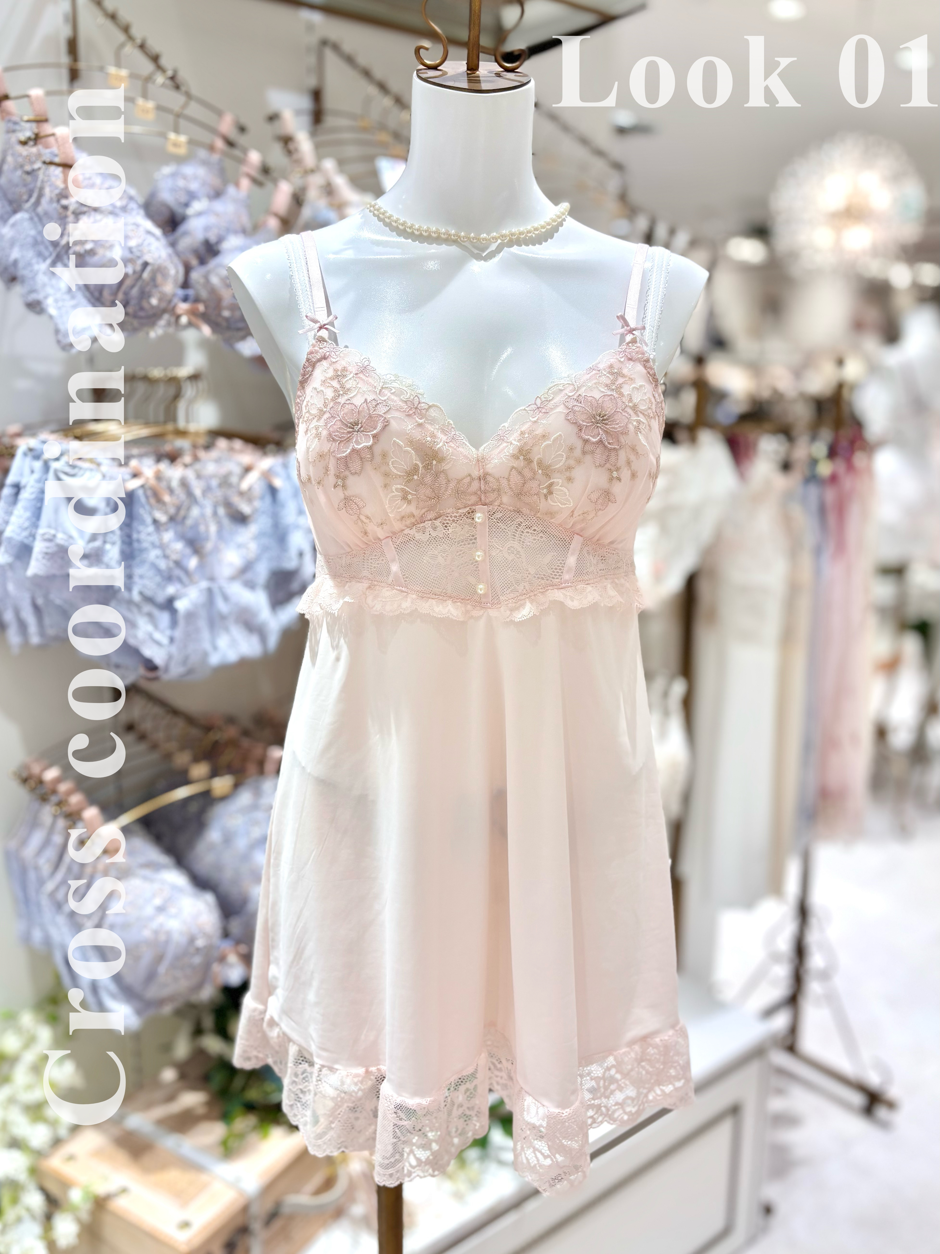 miさんの「Risa Magli｜ディアンタ カップ付スリップ」を使ったコーディネート