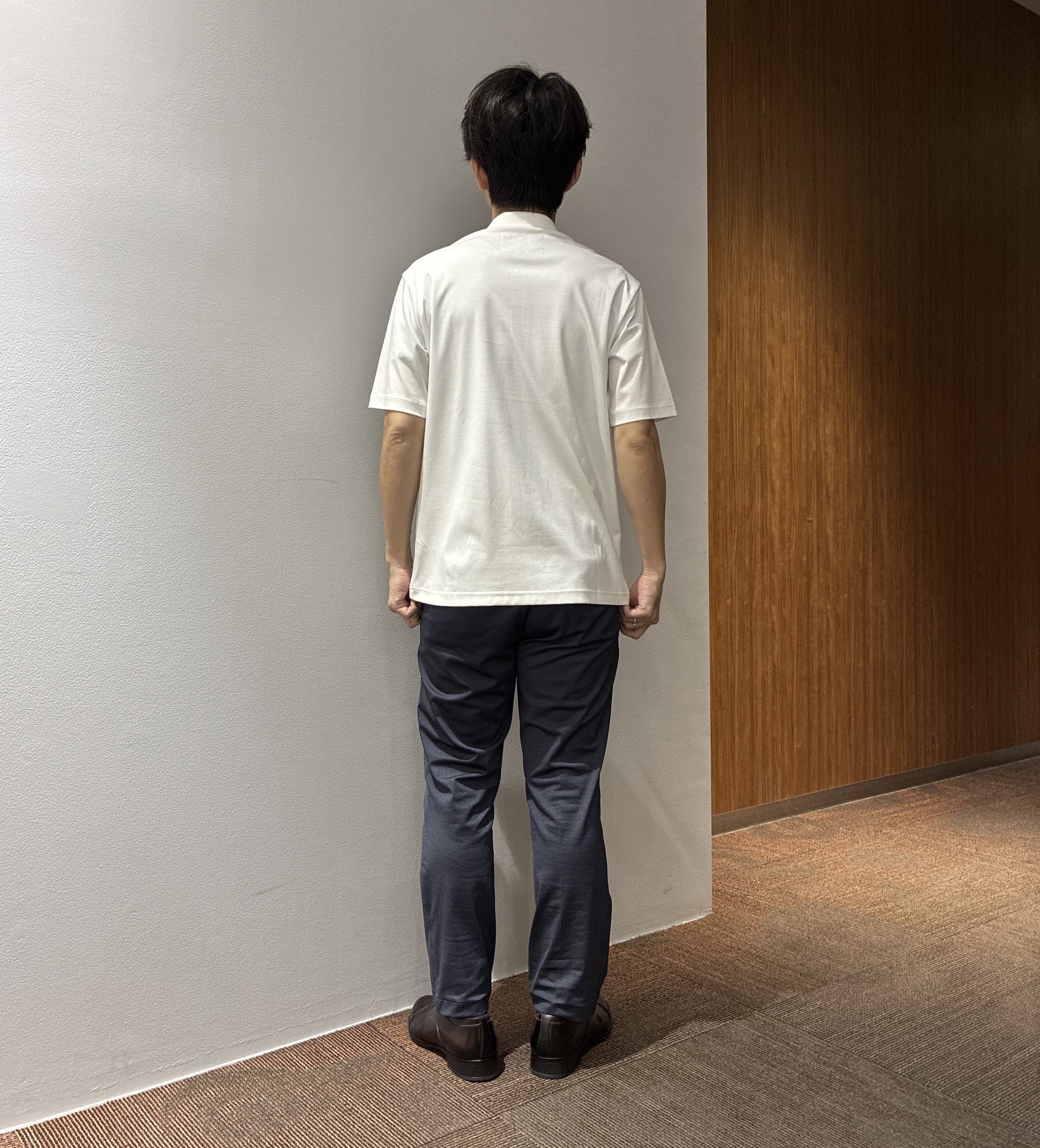 わいずみさんの「TAKEO KIKUCHI｜【360&deg;ストレッチ／軽量】None Of Stress ライト ジャケット（セットアップ対応）」を使ったコーディネート