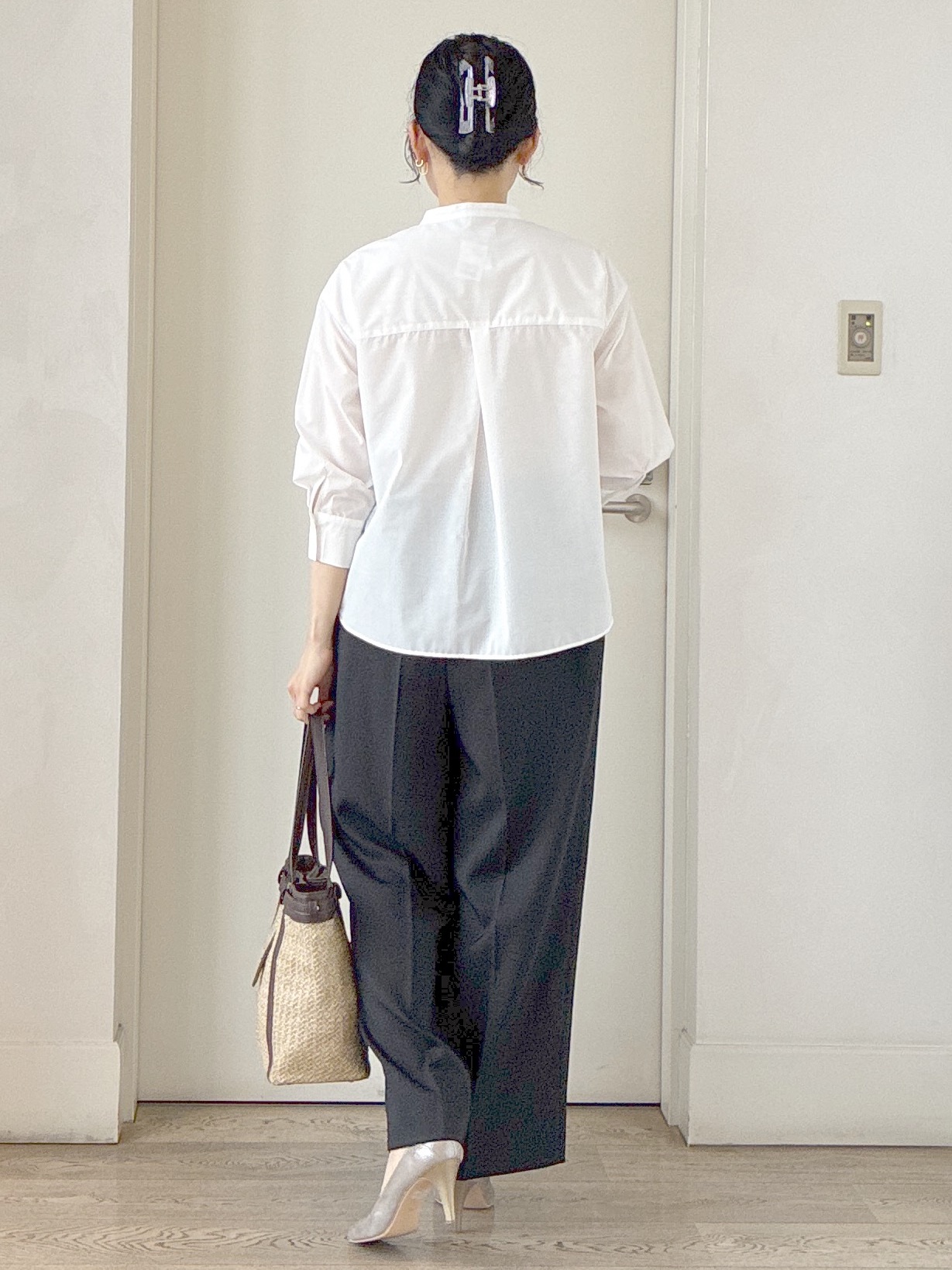  beni_gingerさんの「Reflect｜【接触冷感】八分袖フロントフリルブラウス」を使ったコーディネート