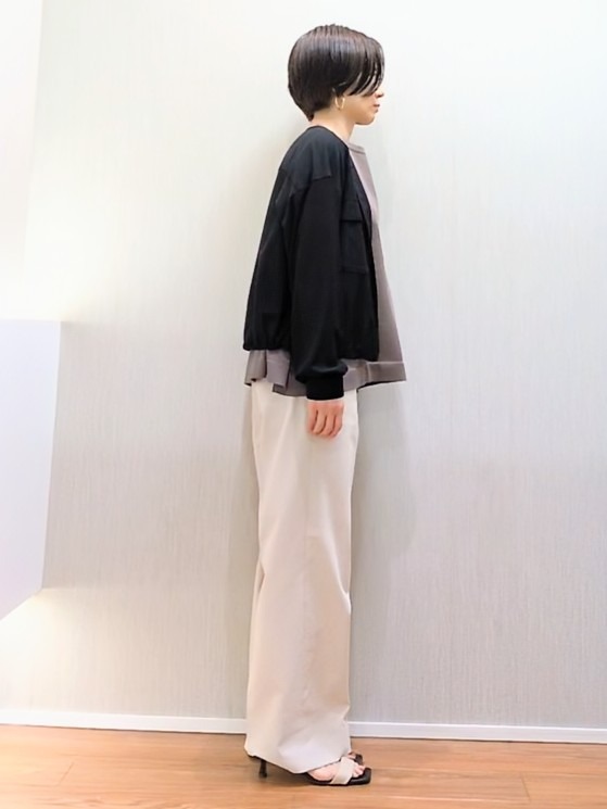 ミズタさんの「UNTITLED｜◆【洗える】シアーブルゾン」を使ったコーディネート