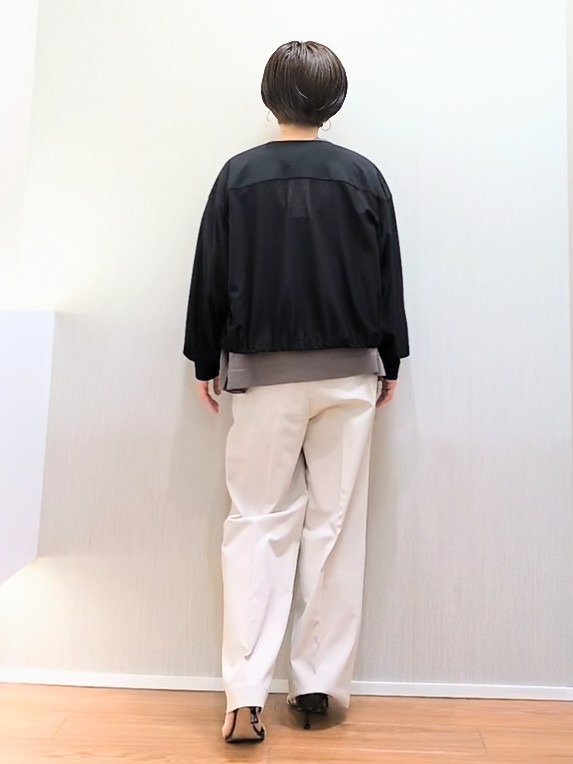 ミズタさんの「UNTITLED｜◆【洗える】シアーブルゾン」を使ったコーディネート