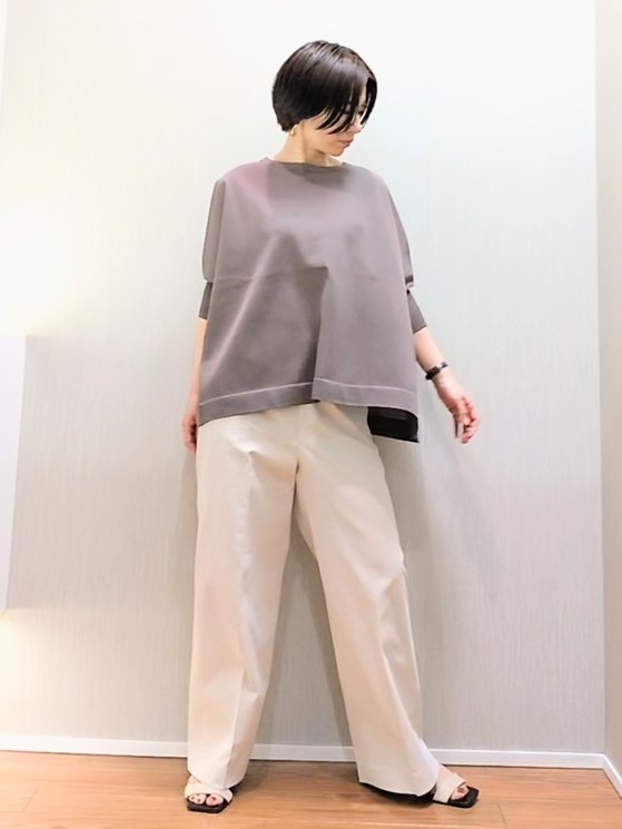 ミズタさんの「UNTITLED｜◆【洗える】シアーブルゾン」を使ったコーディネート