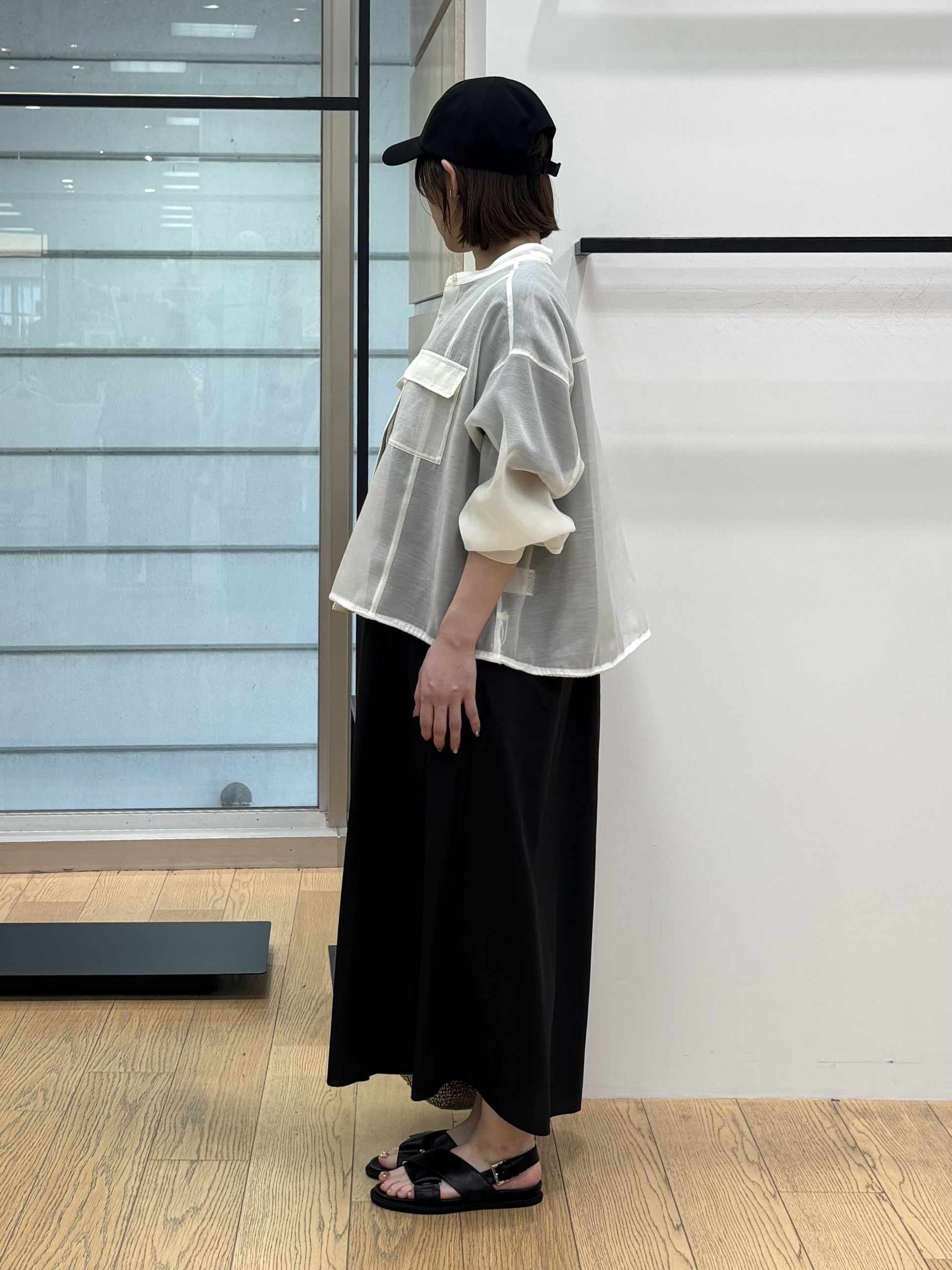 asamiさんの「INDIVI｜【撥水／UVカット】ベルト付きワンピース」を使ったコーディネート