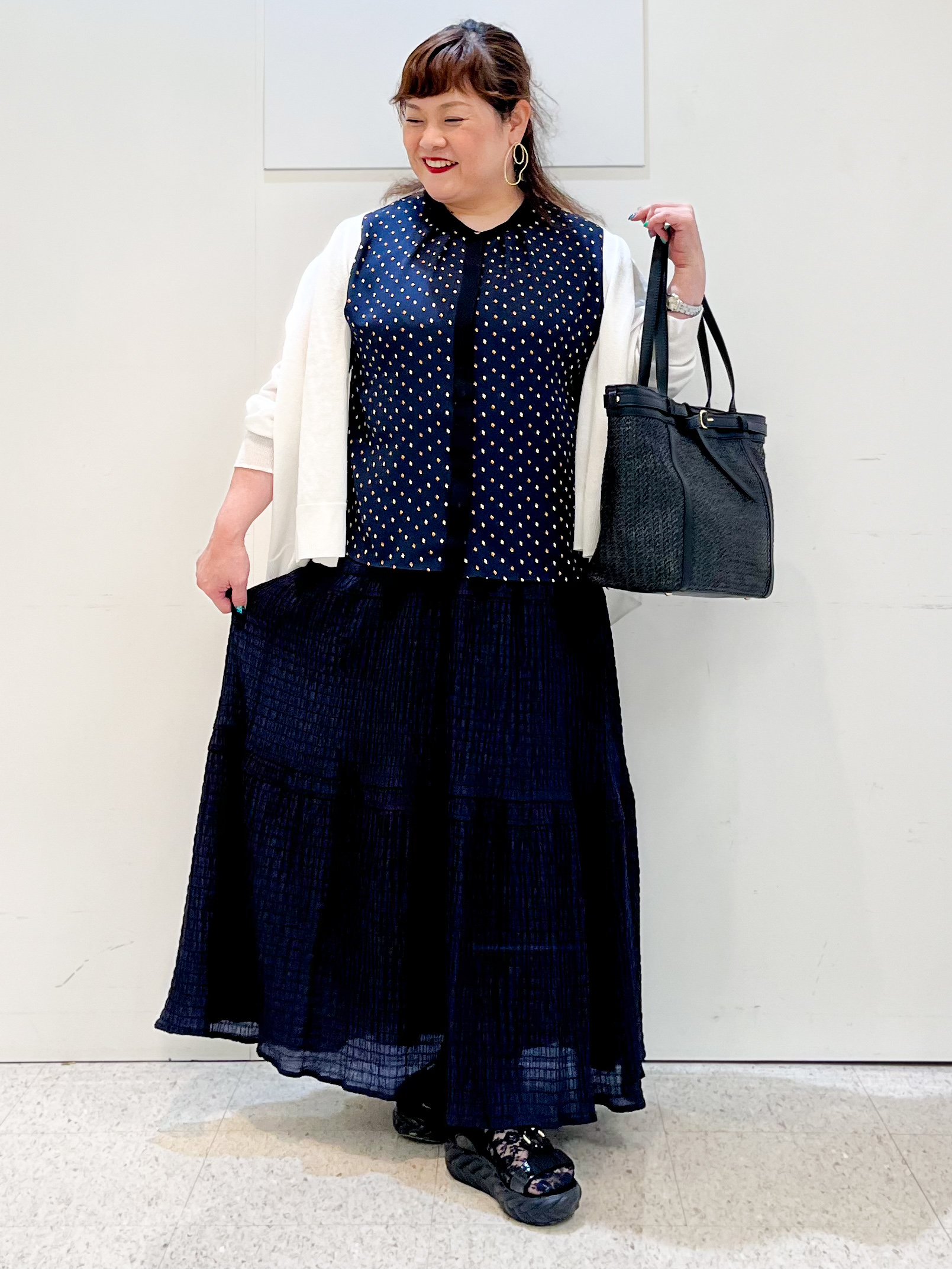 kimmyさんの「Reflect｜【通勤におすすめ◎】ジョーゼットブラウス」を使ったコーディネート