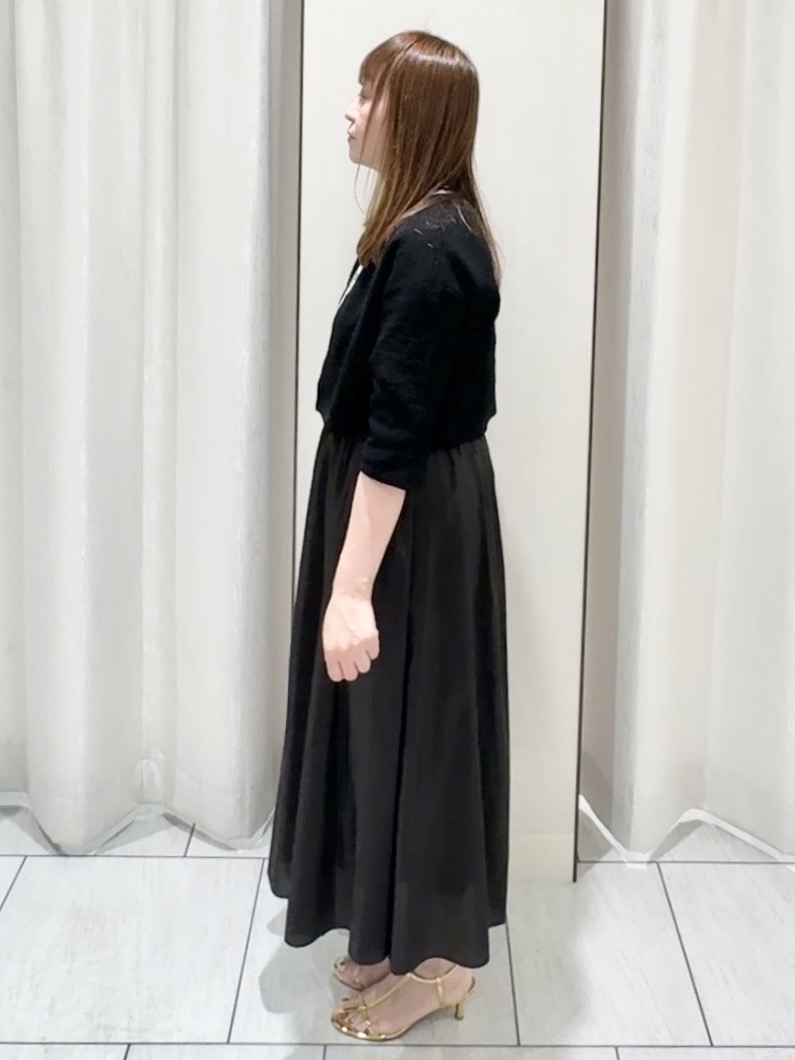 ʏᴜᴋɪᴋᴏさんの「UNTITLED｜◆【ストレッチ性/洗える】短丈ニットカーディガン」を使ったコーディネート