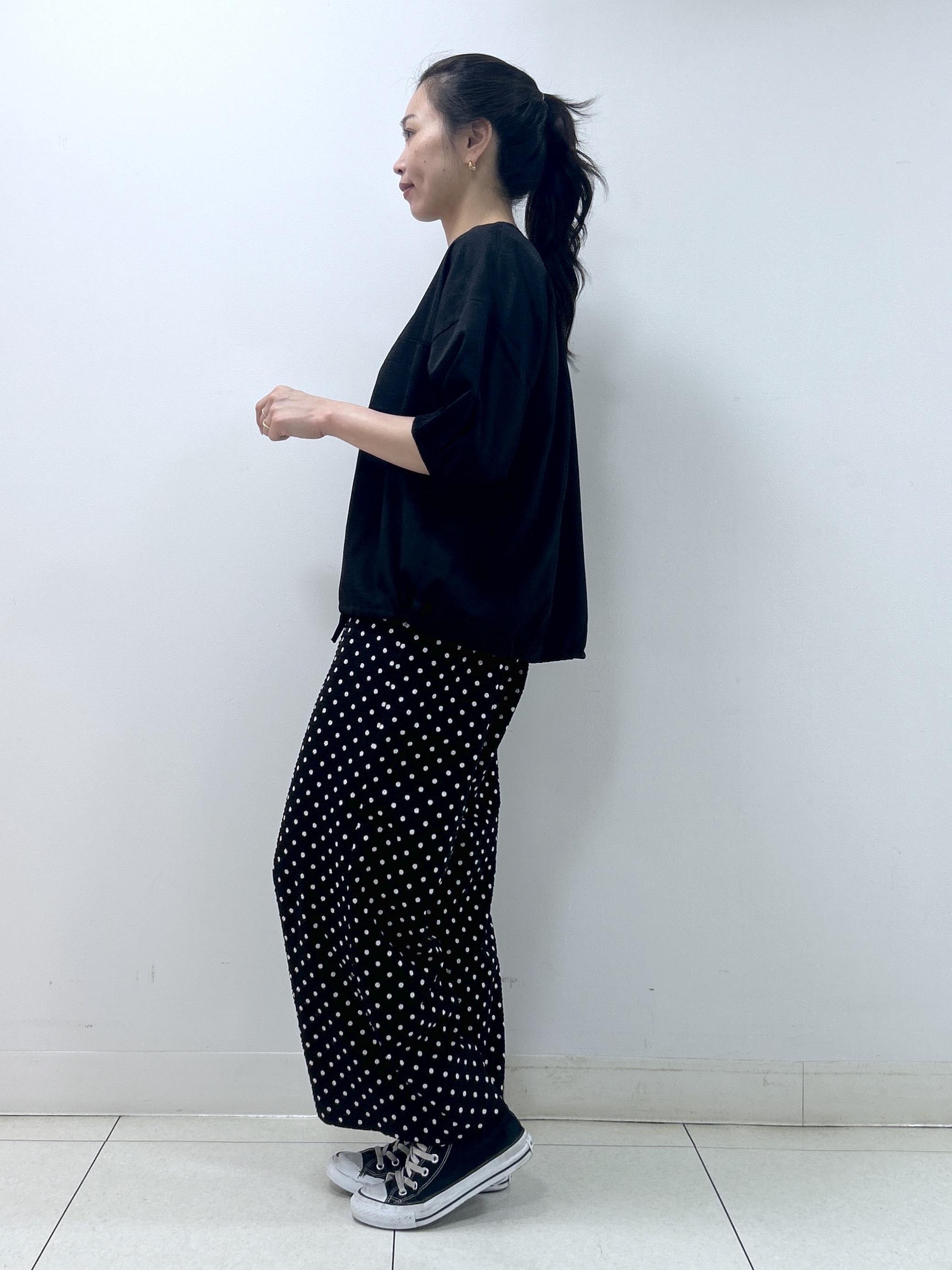Kaiさんの「Dessin｜【高通気/セットアップ可】ハーフスリーブドロストシャツブラウス」を使ったコーディネート